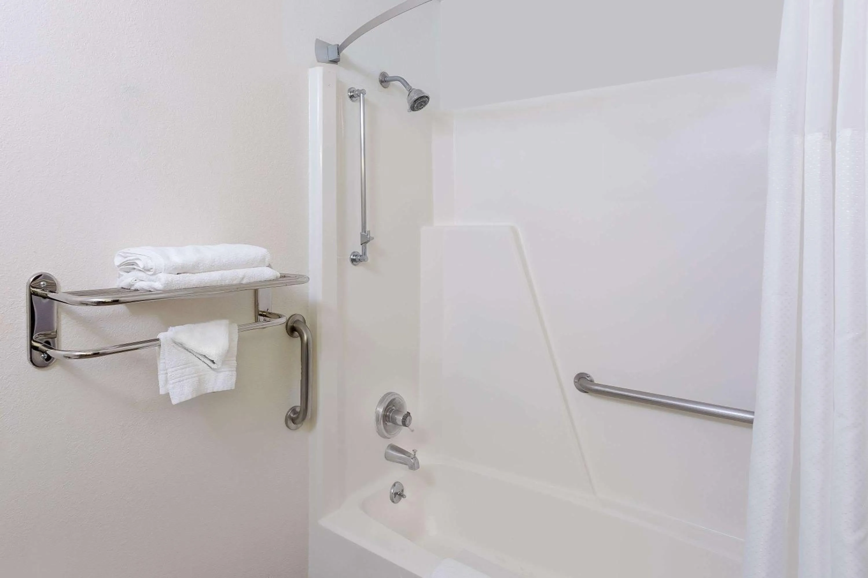 Bathroom in Super 8 by Wyndham Norfolk