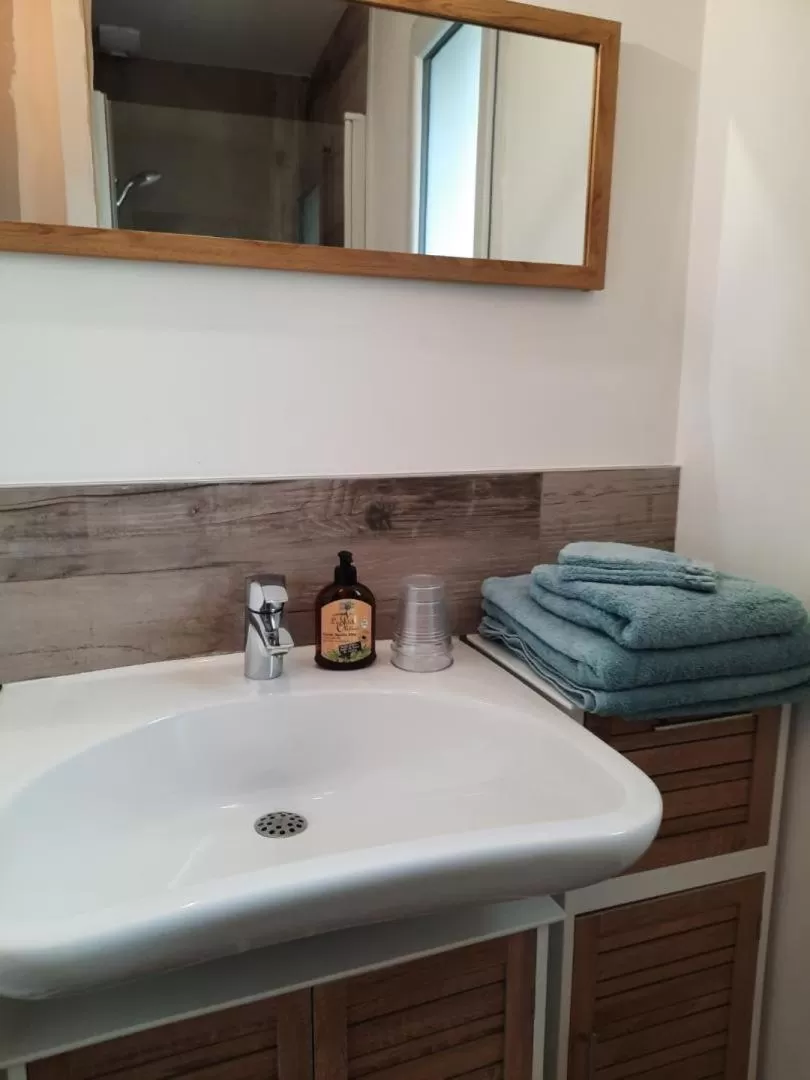 Bathroom in AGATHE chambres d'hôtes