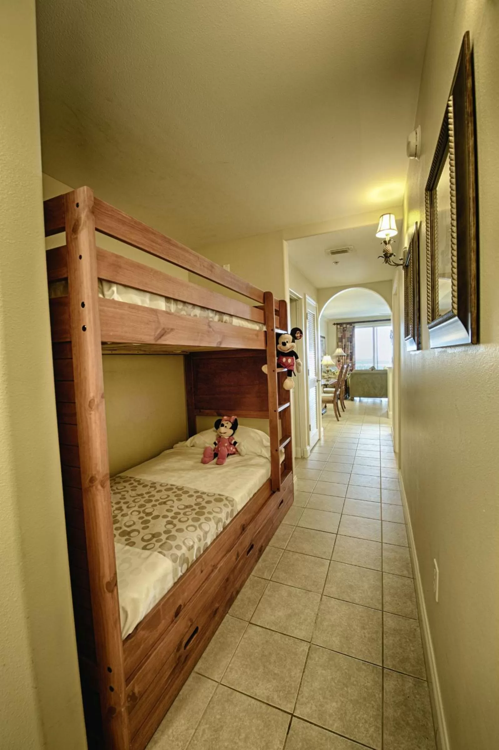 Bed in Blue Heron Beach Resort