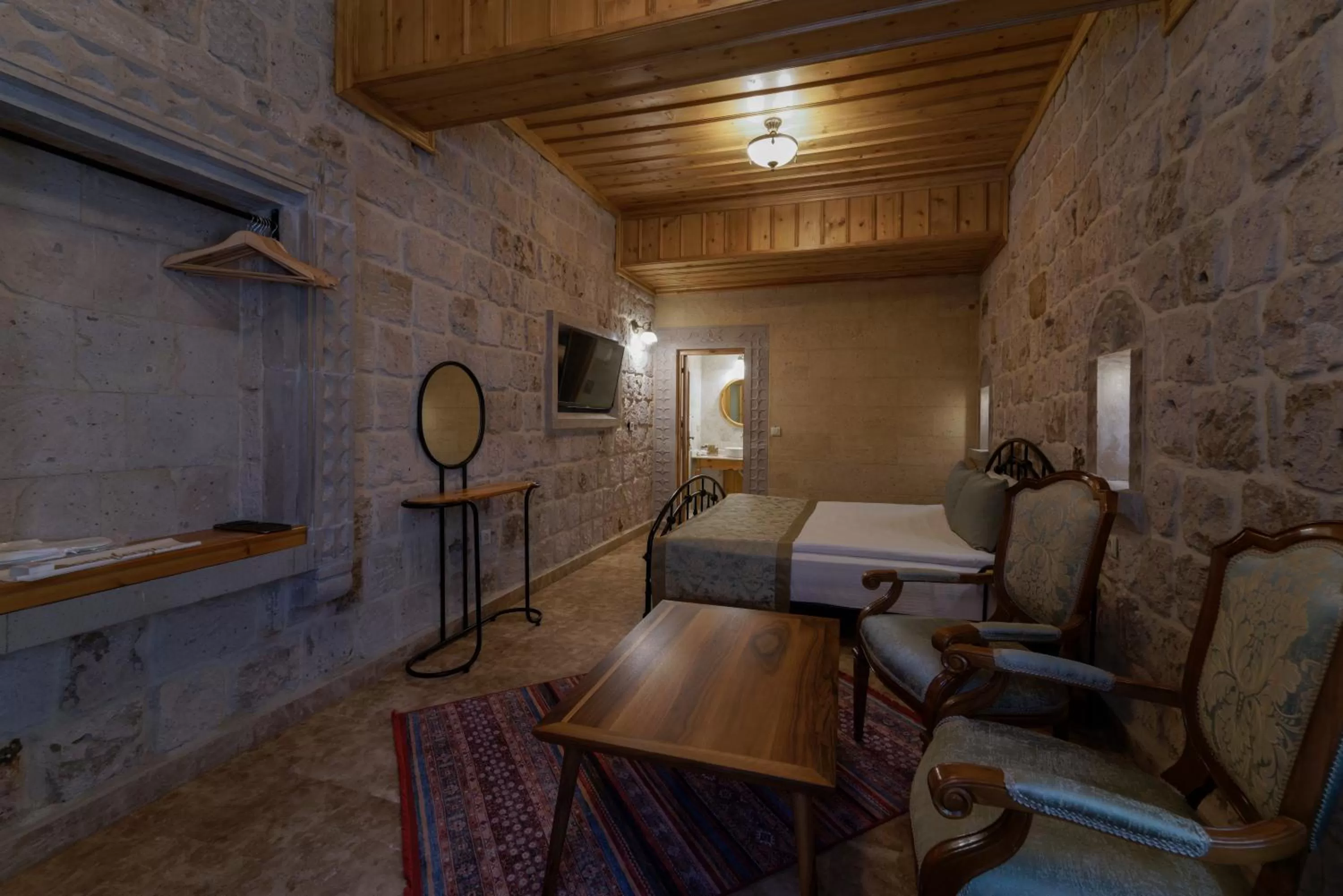 Seating area in Cratus Stone Palace