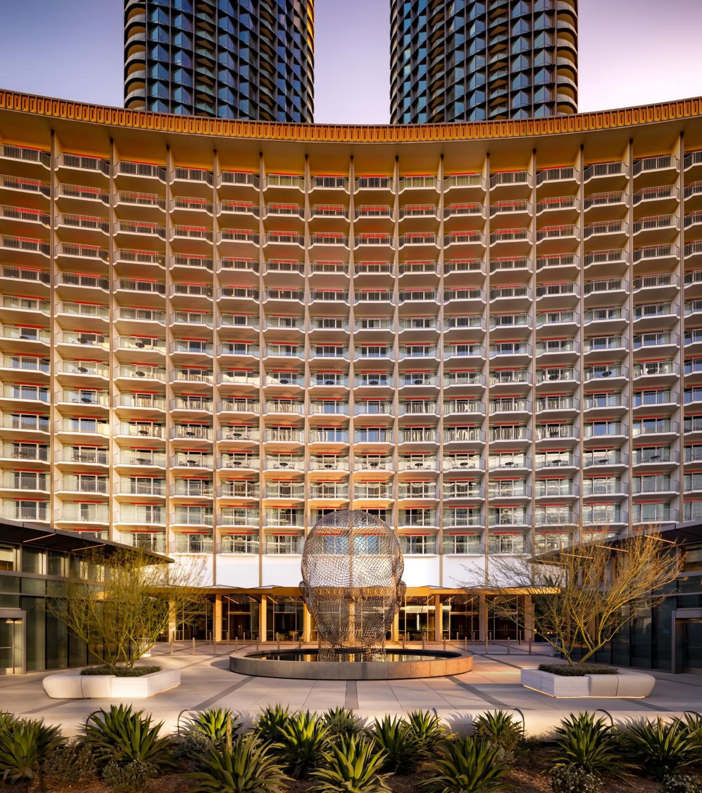 Property building in Fairmont Century Plaza Los Angeles at Beverly Hills