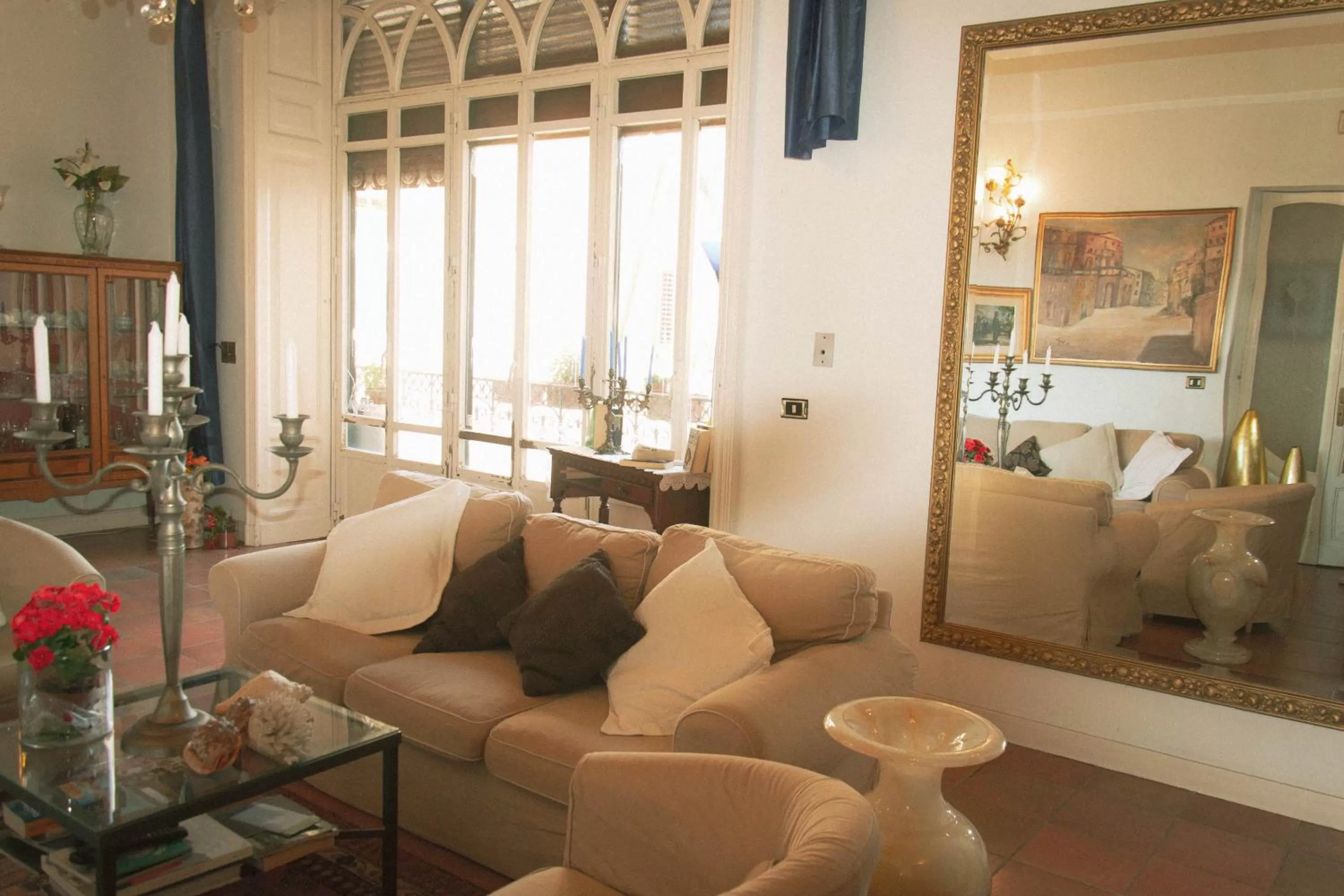 Living room in Antica Dimora Caruso