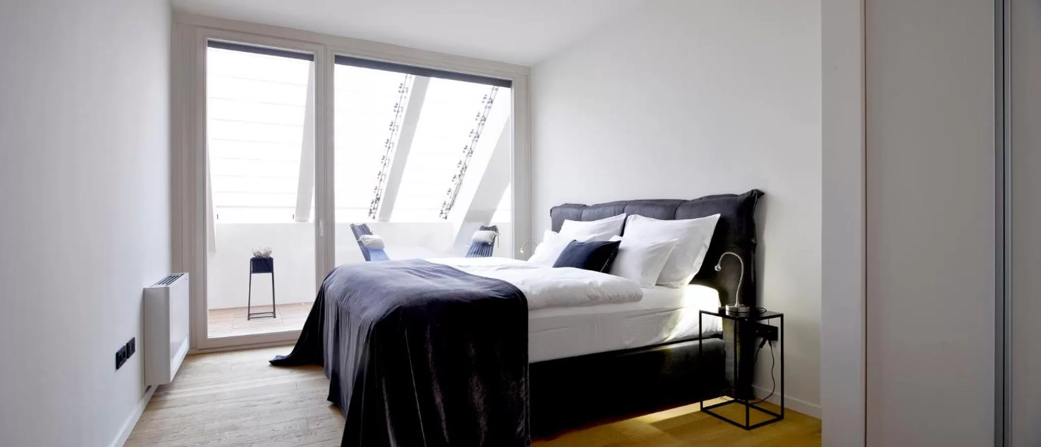 Bed in Hotel Maribor, City apartments