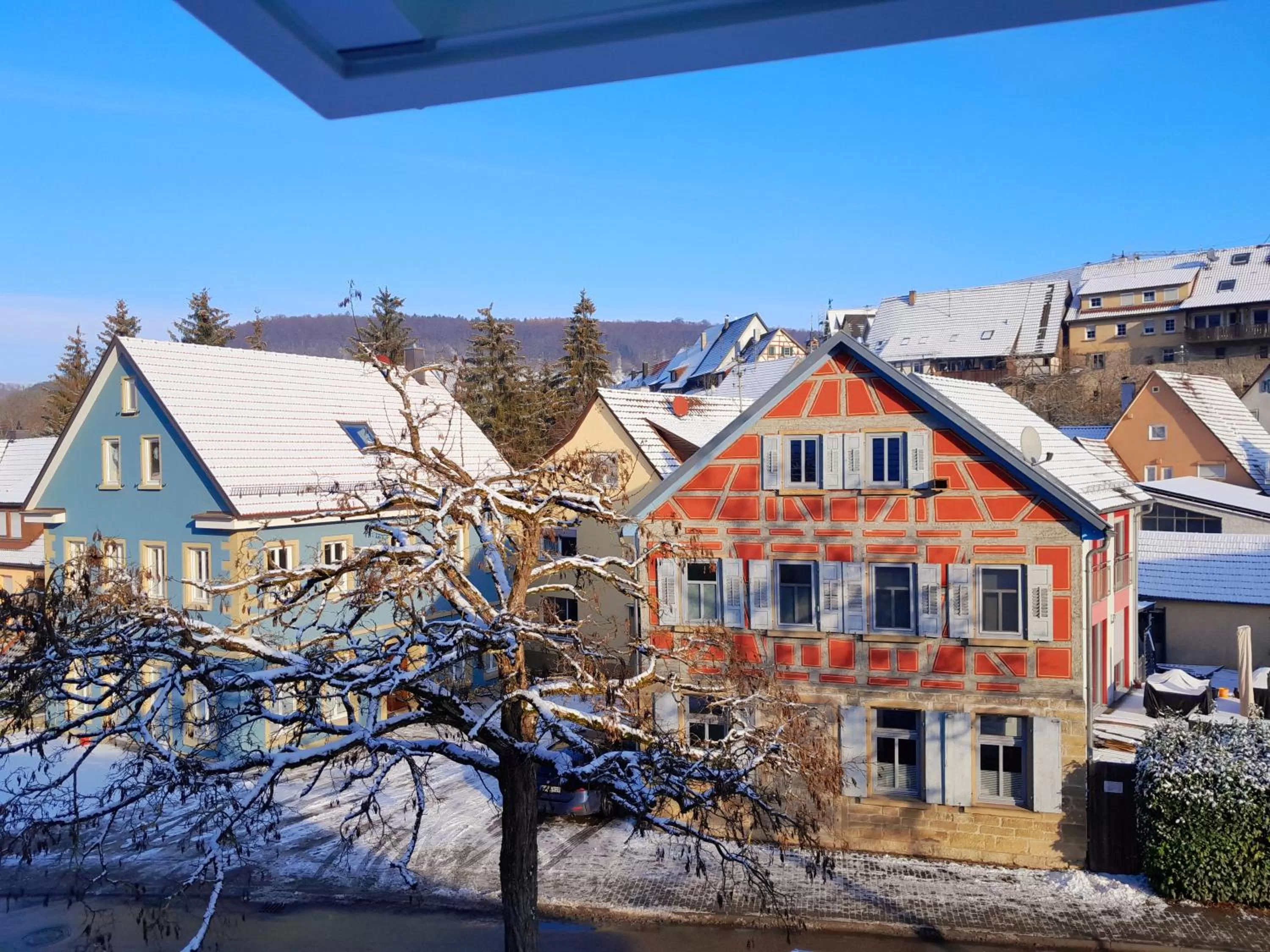 View (from property/room) in Kelterhotel Fröscher