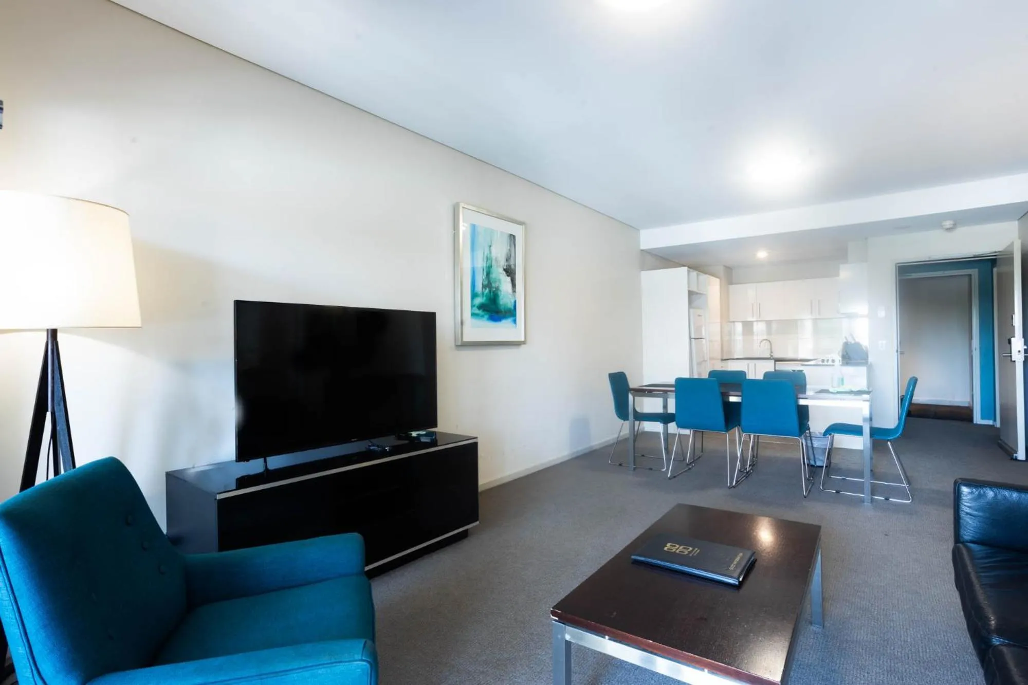 Living room in Baileys Serviced Apartments