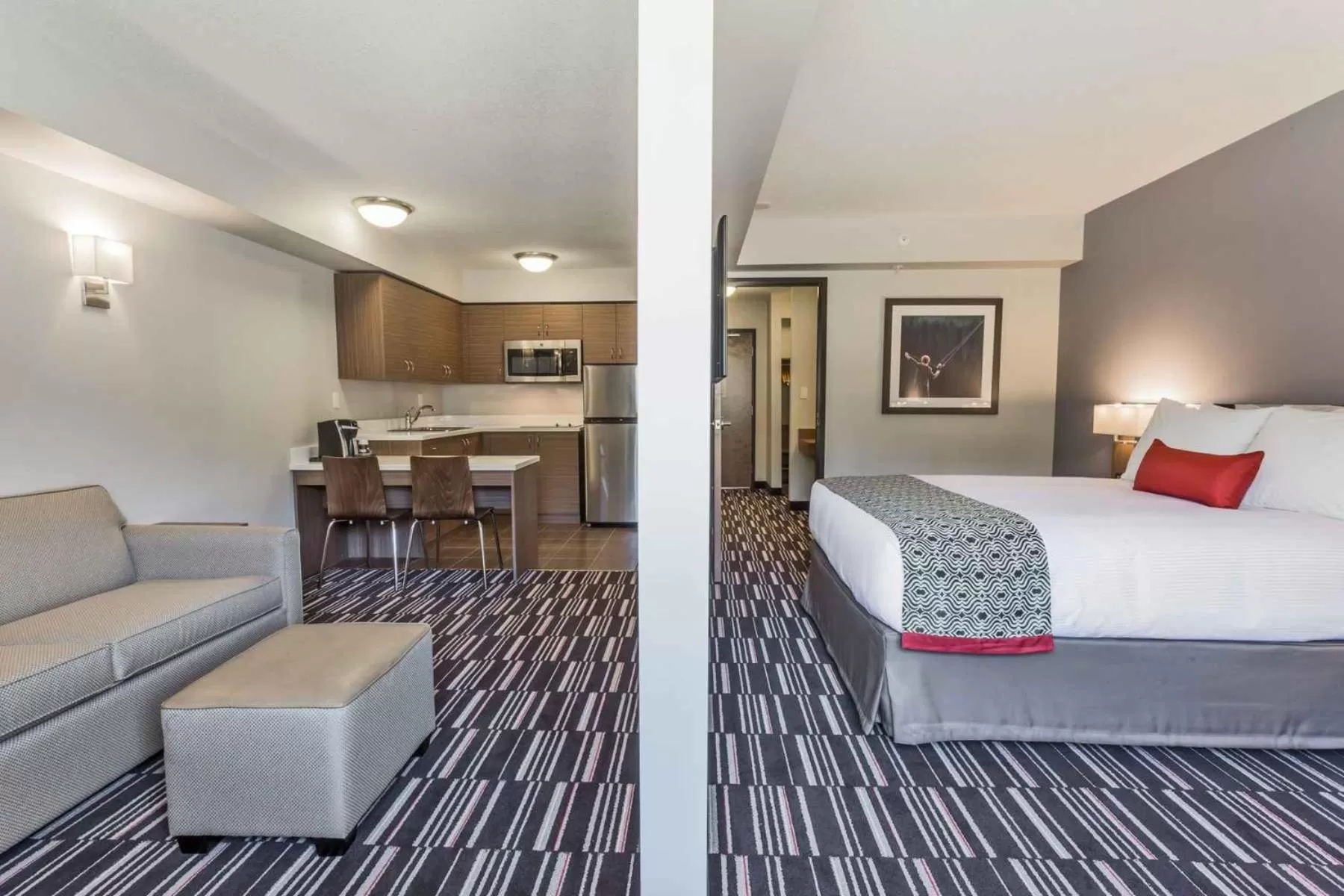 Photo of the whole room, Bed in Microtel Inn & Suites by Wyndham Fort McMurray
