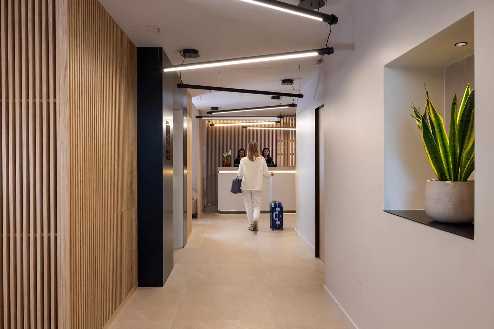 Lobby or reception in Hôtel Esté