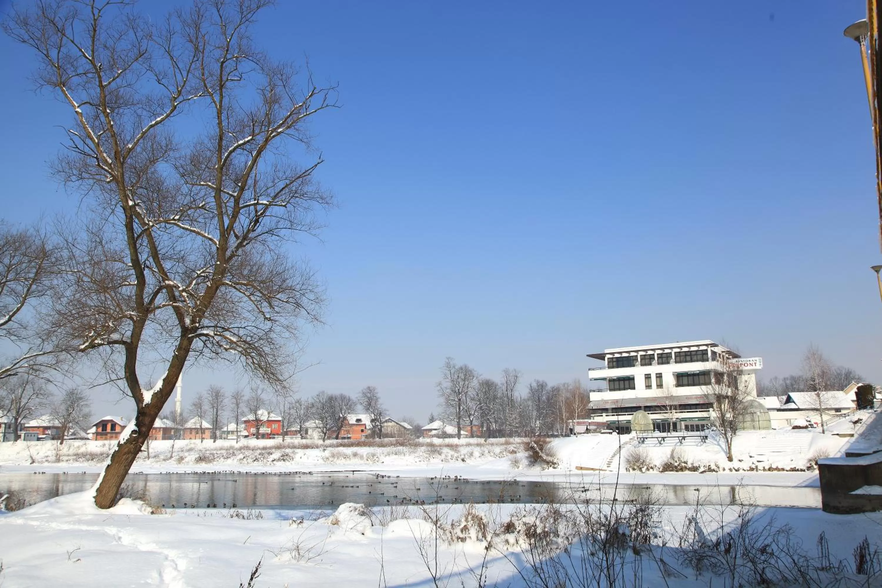 Off site in Hotel Le Pont