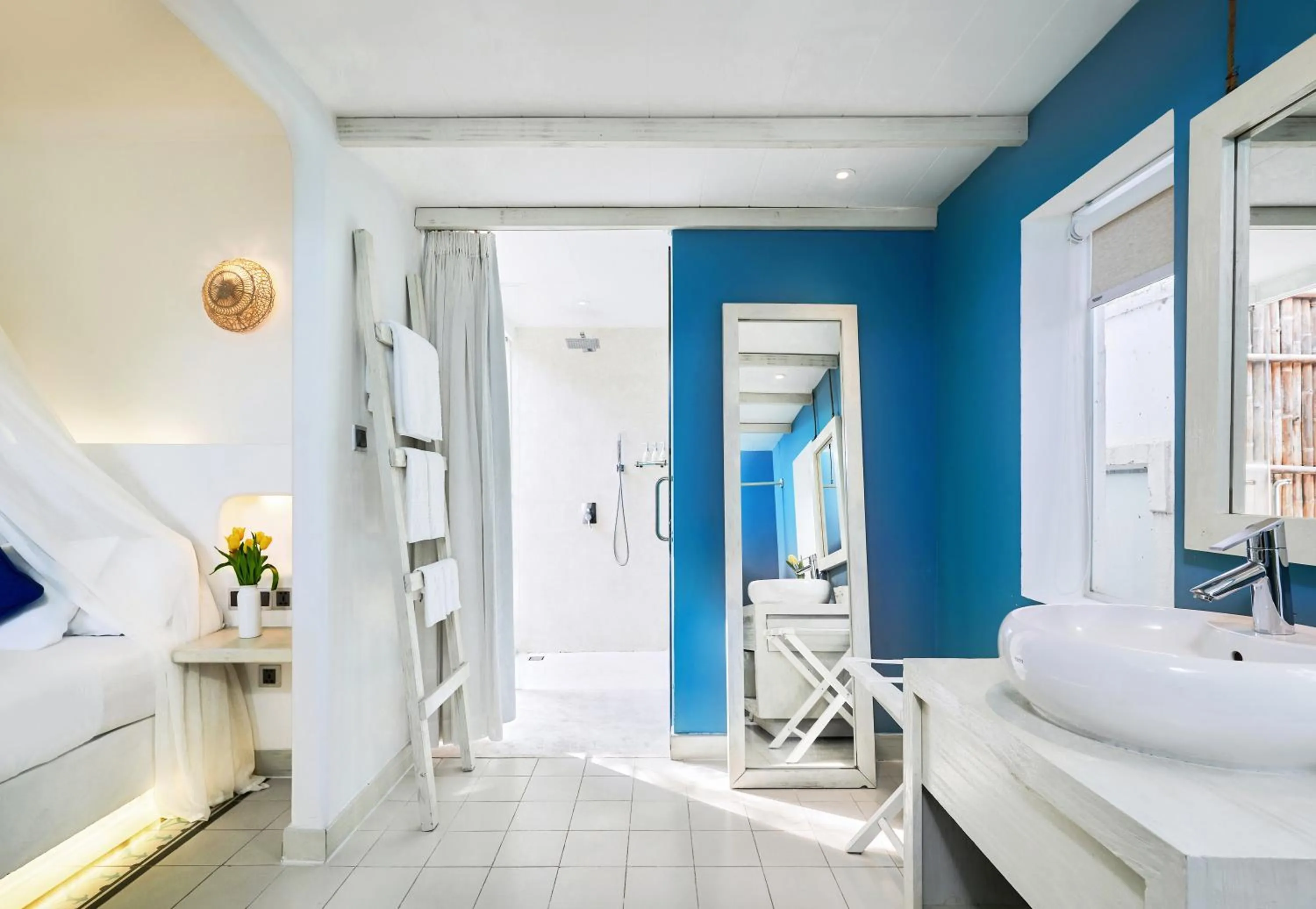 Bathroom, Bed in Fleur de Lys Resort & Spa Long Hai