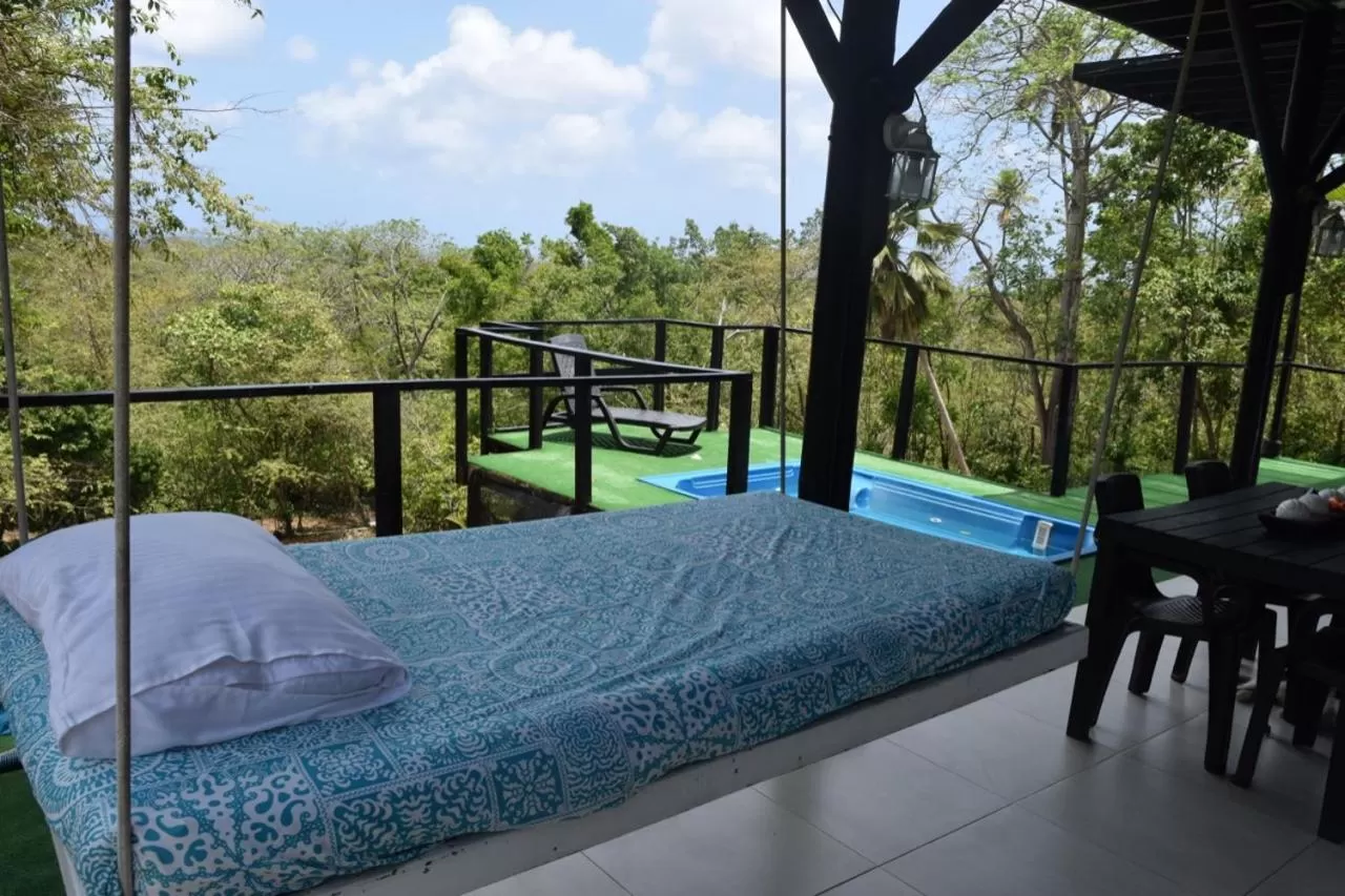 Dining area in Massalli Sanctuary Lodge