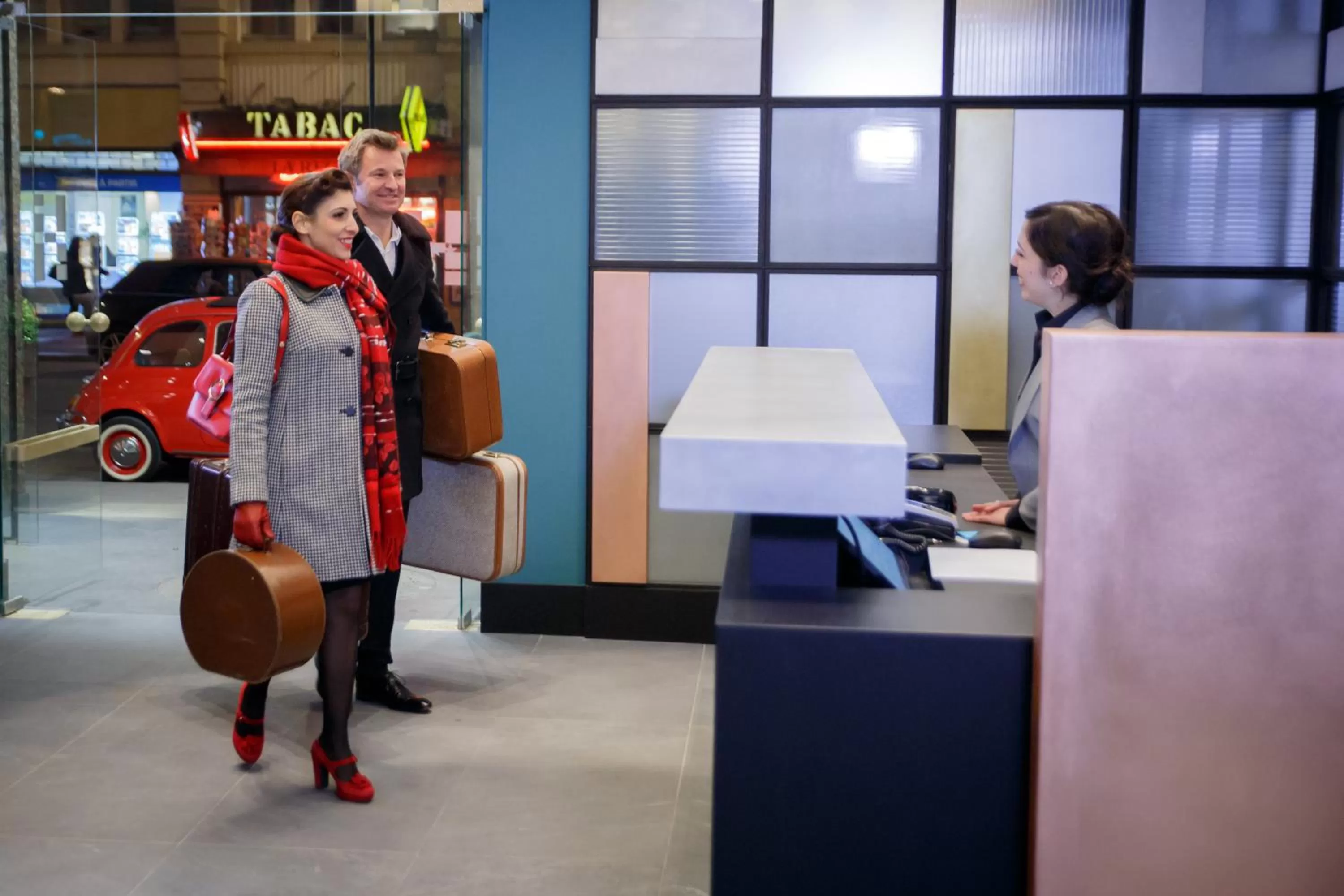 Lobby or reception in HANNONG Hotel & Wine Bar