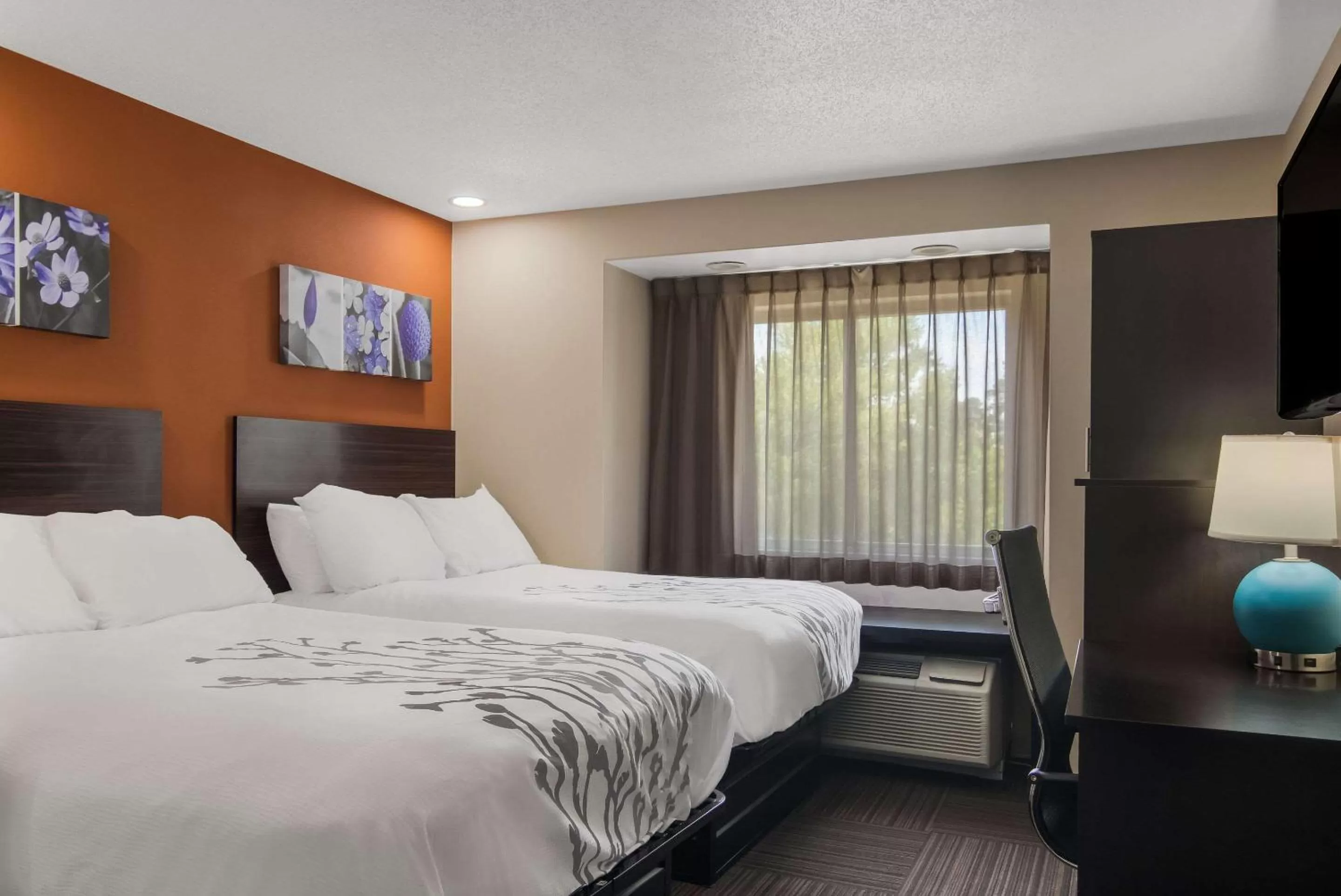 Bedroom, Bed in Sleep Inn Erie near Sports Center