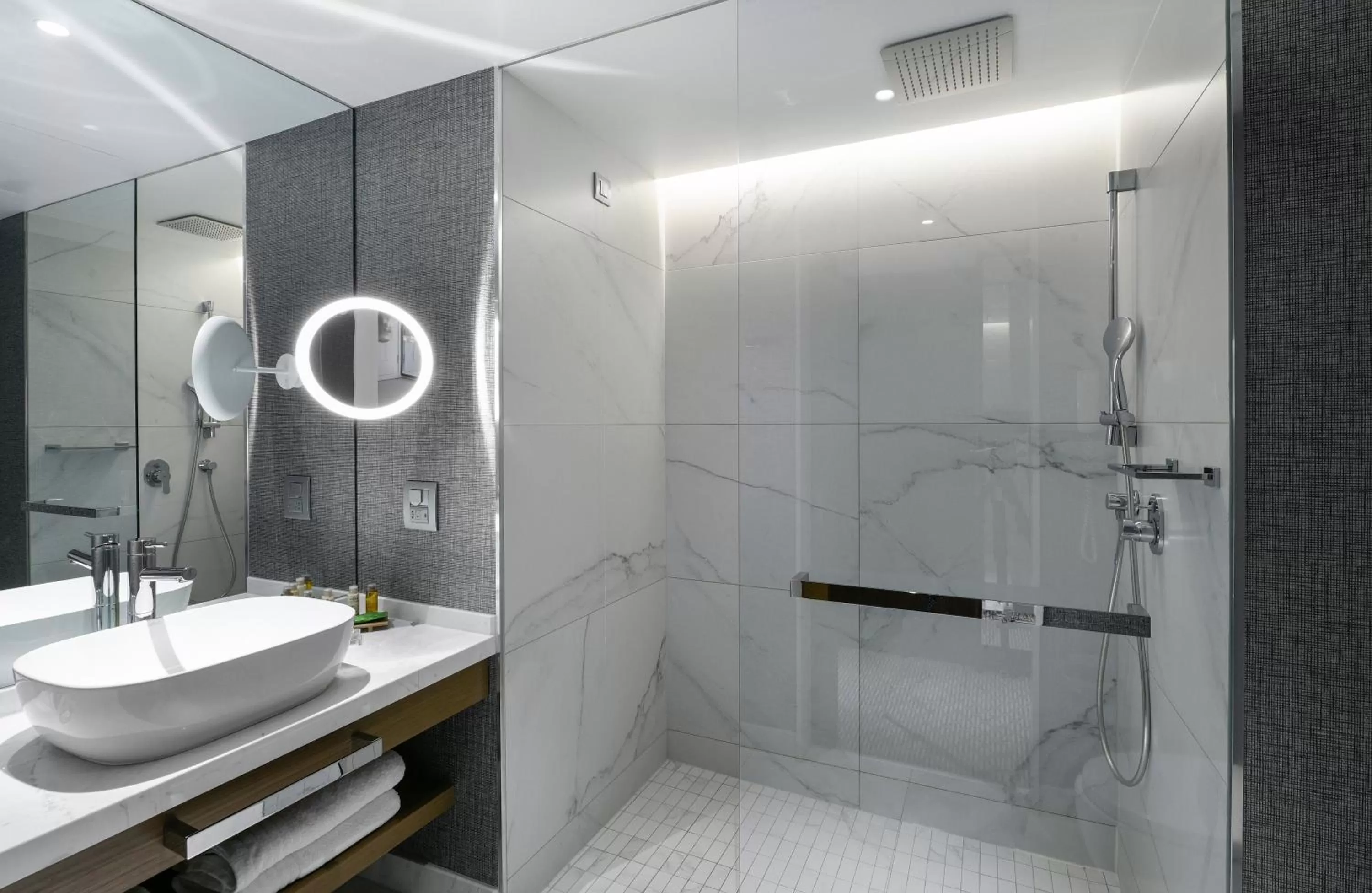 Bathroom in Makedonia Palace