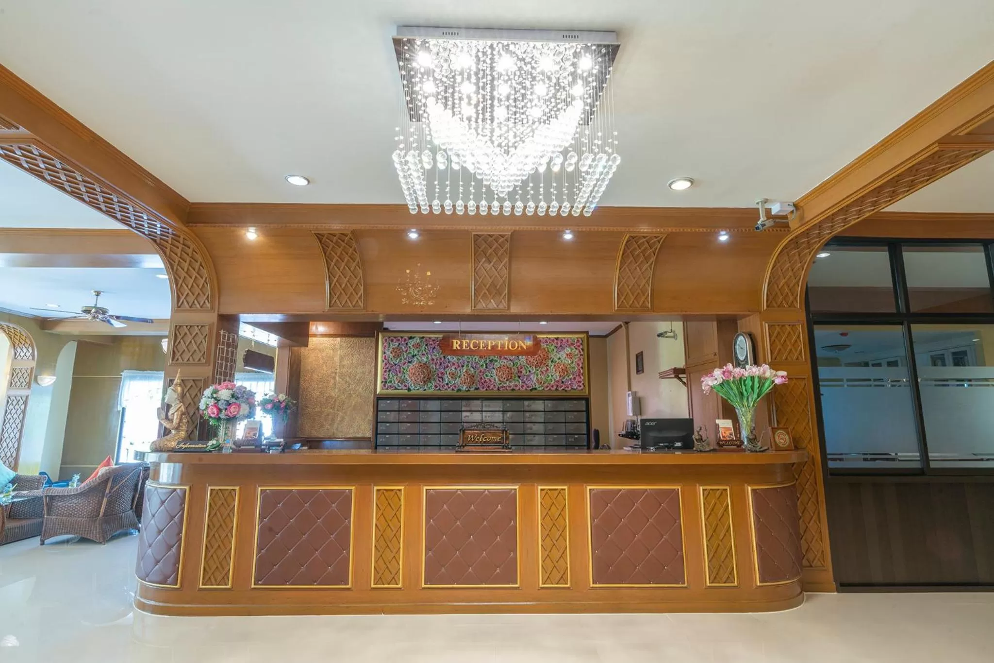 Lobby or reception in Sabai Inn