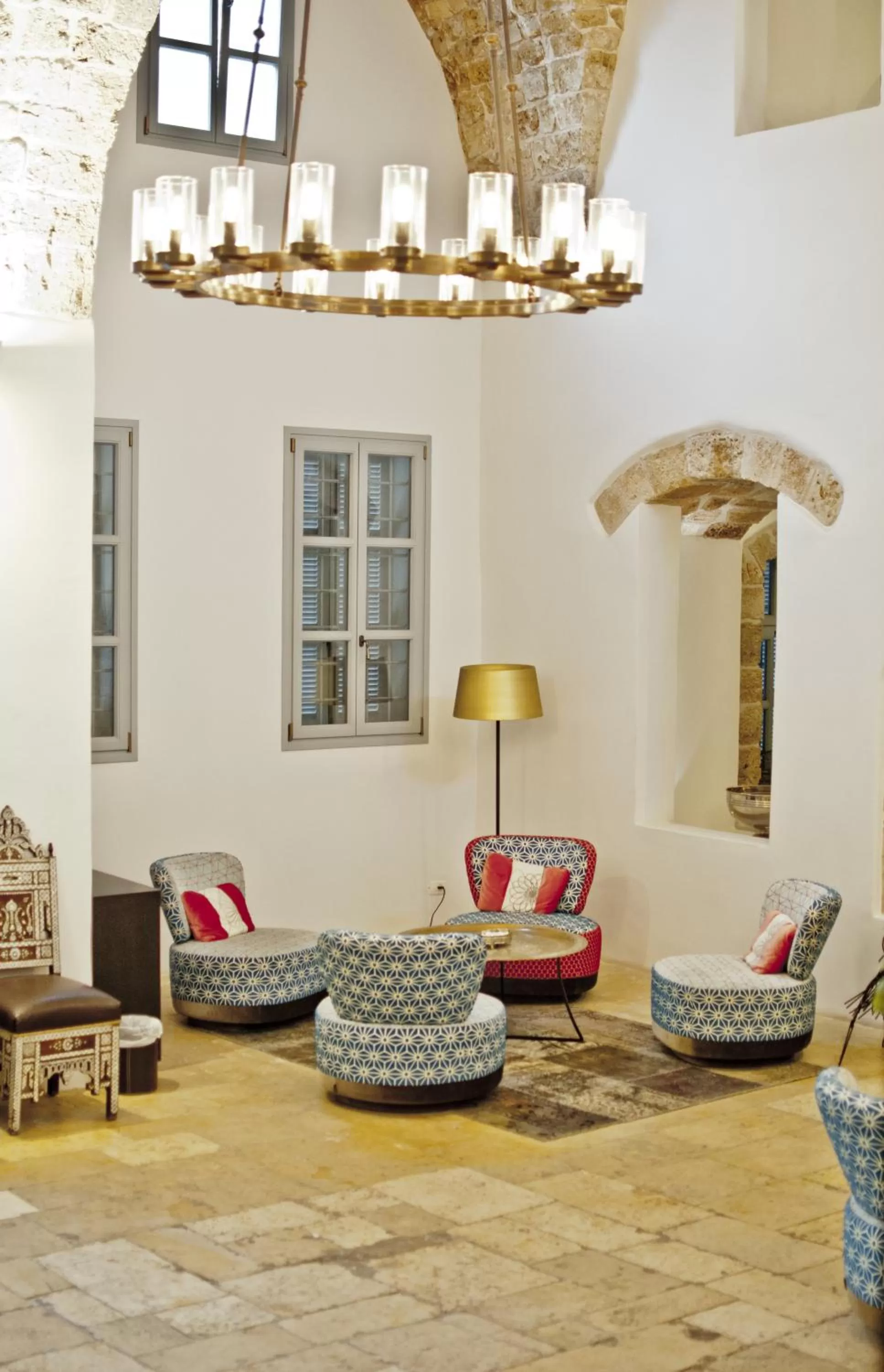 Living room in The Efendi Hotel Akko