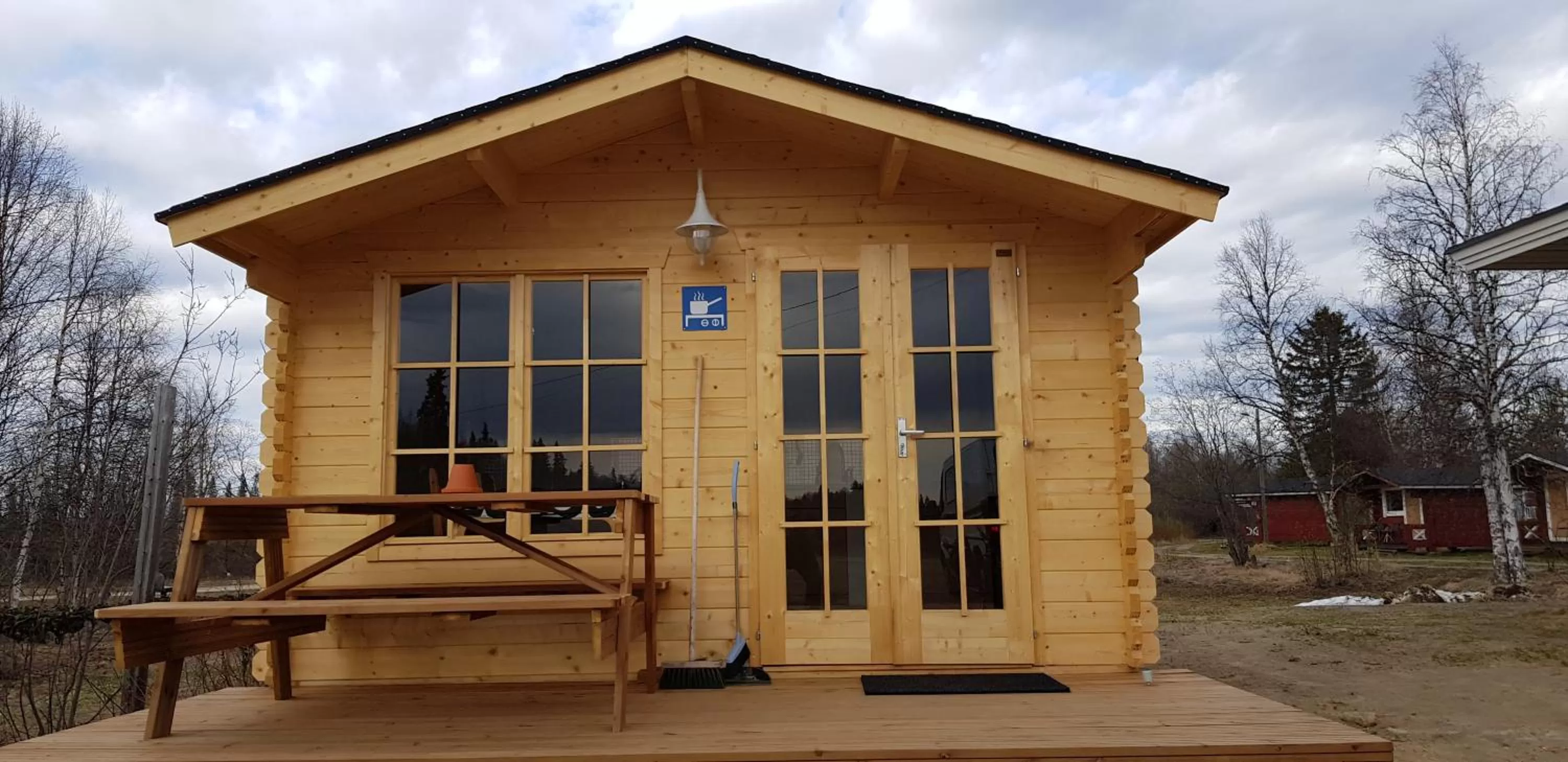 Summer in Arctic River Resort