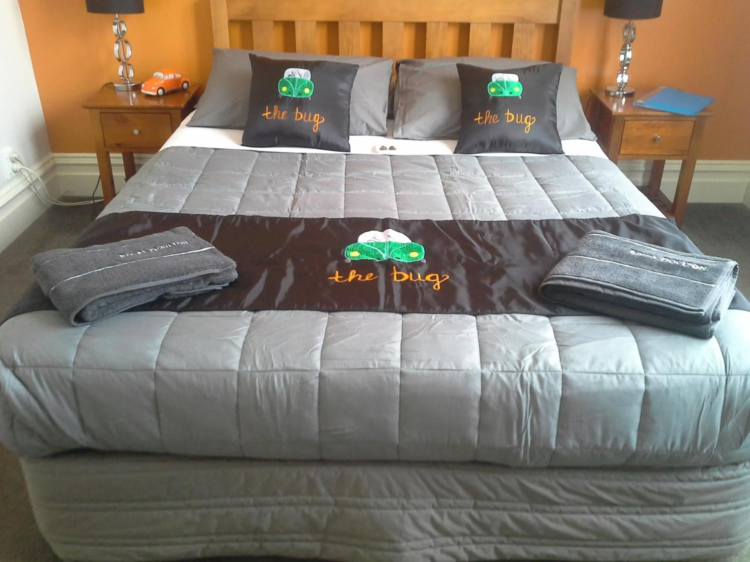 Decorative detail, Bed in The Bug Backpackers