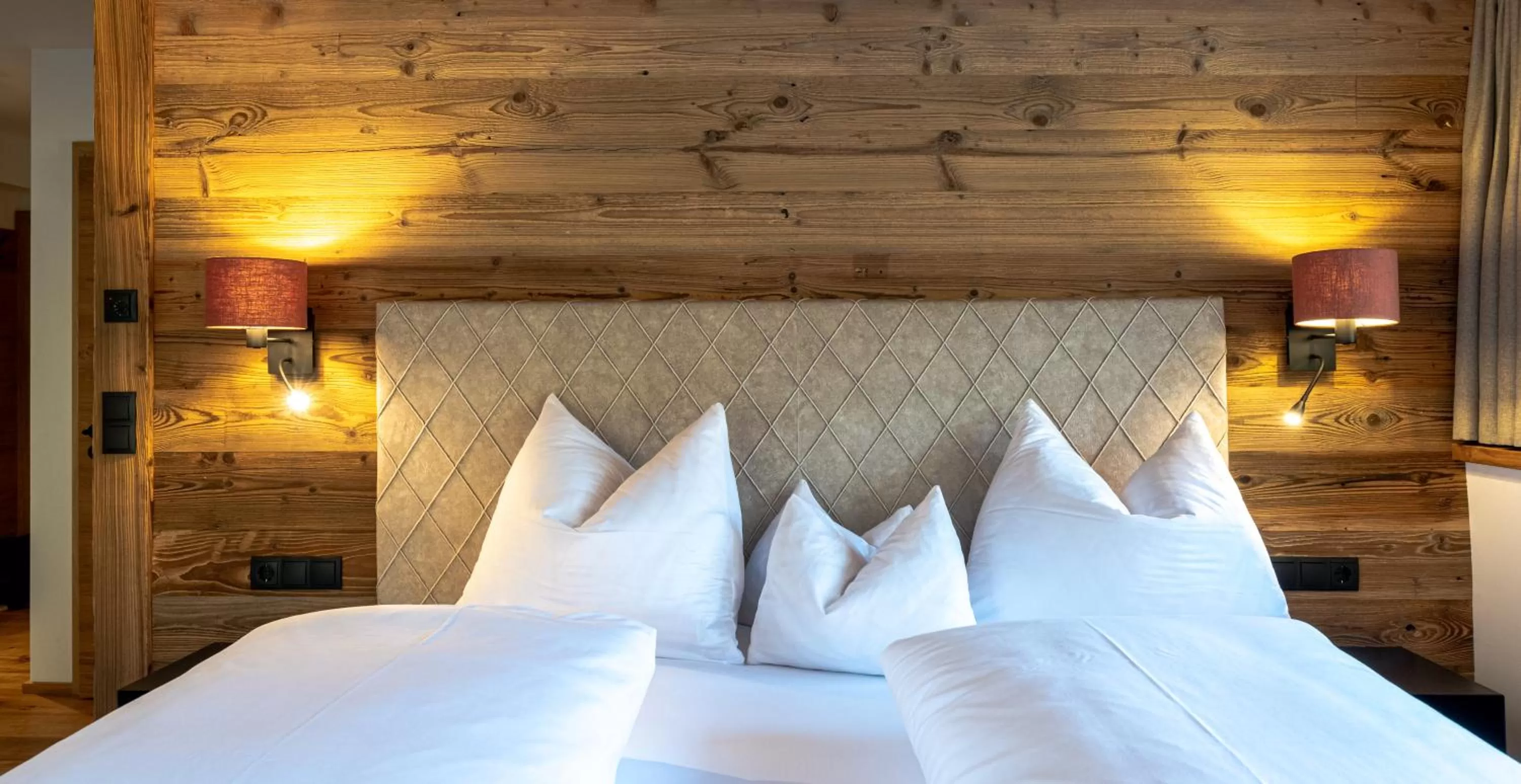 Bed in Hotel Spielmann