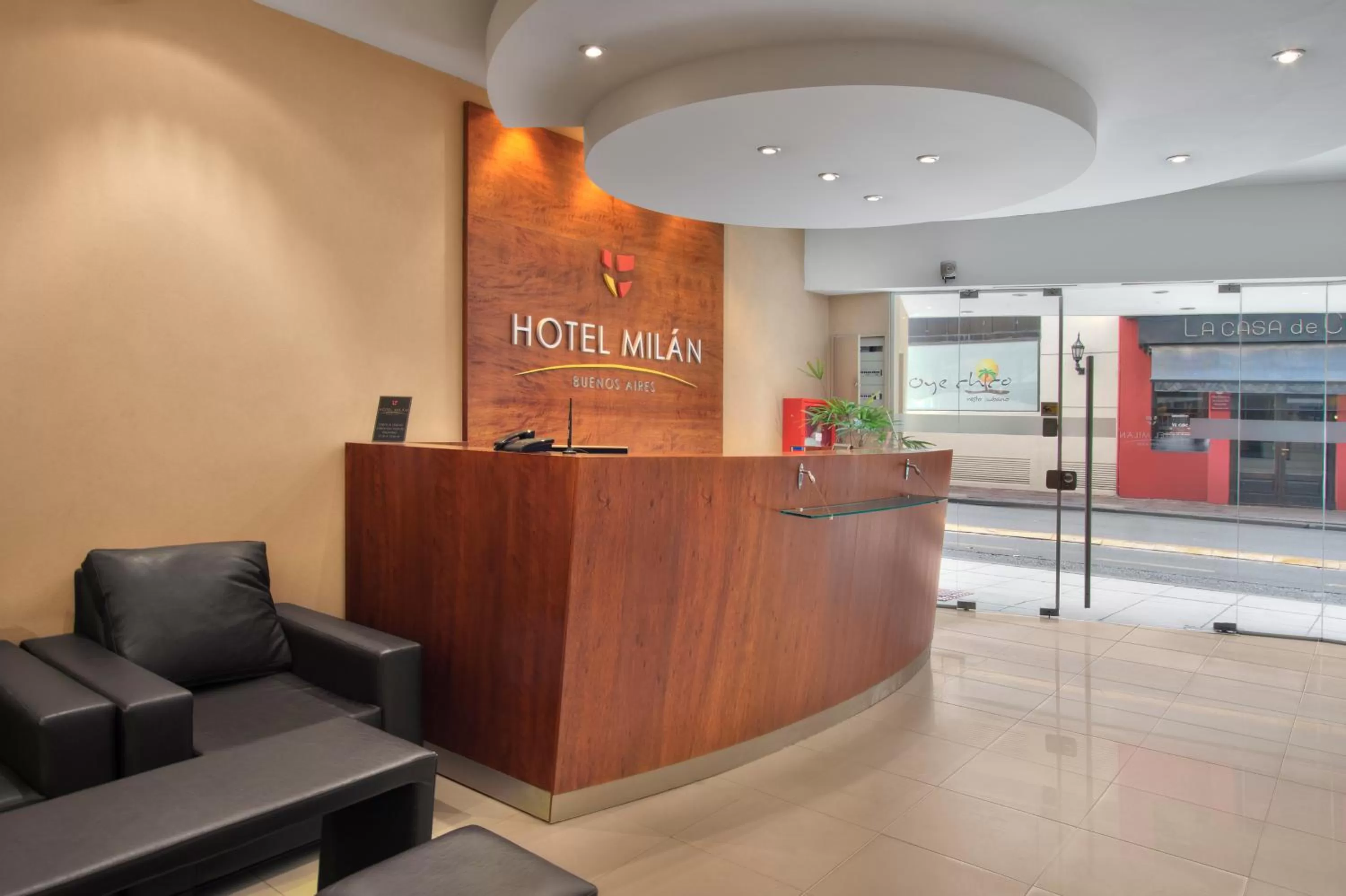 Lobby or reception in Hotel Milan