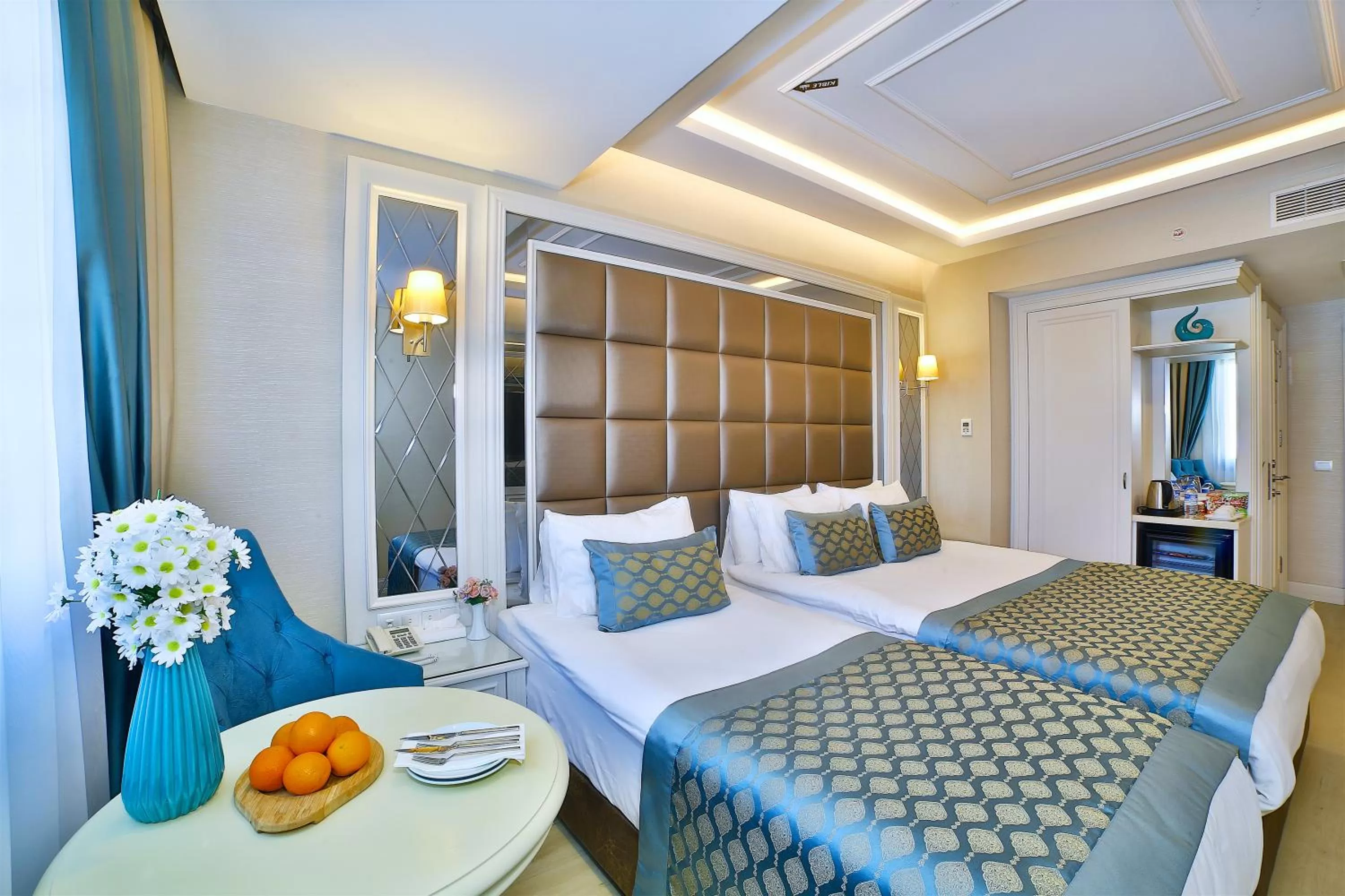 Bed in Büke Hotel Şişli