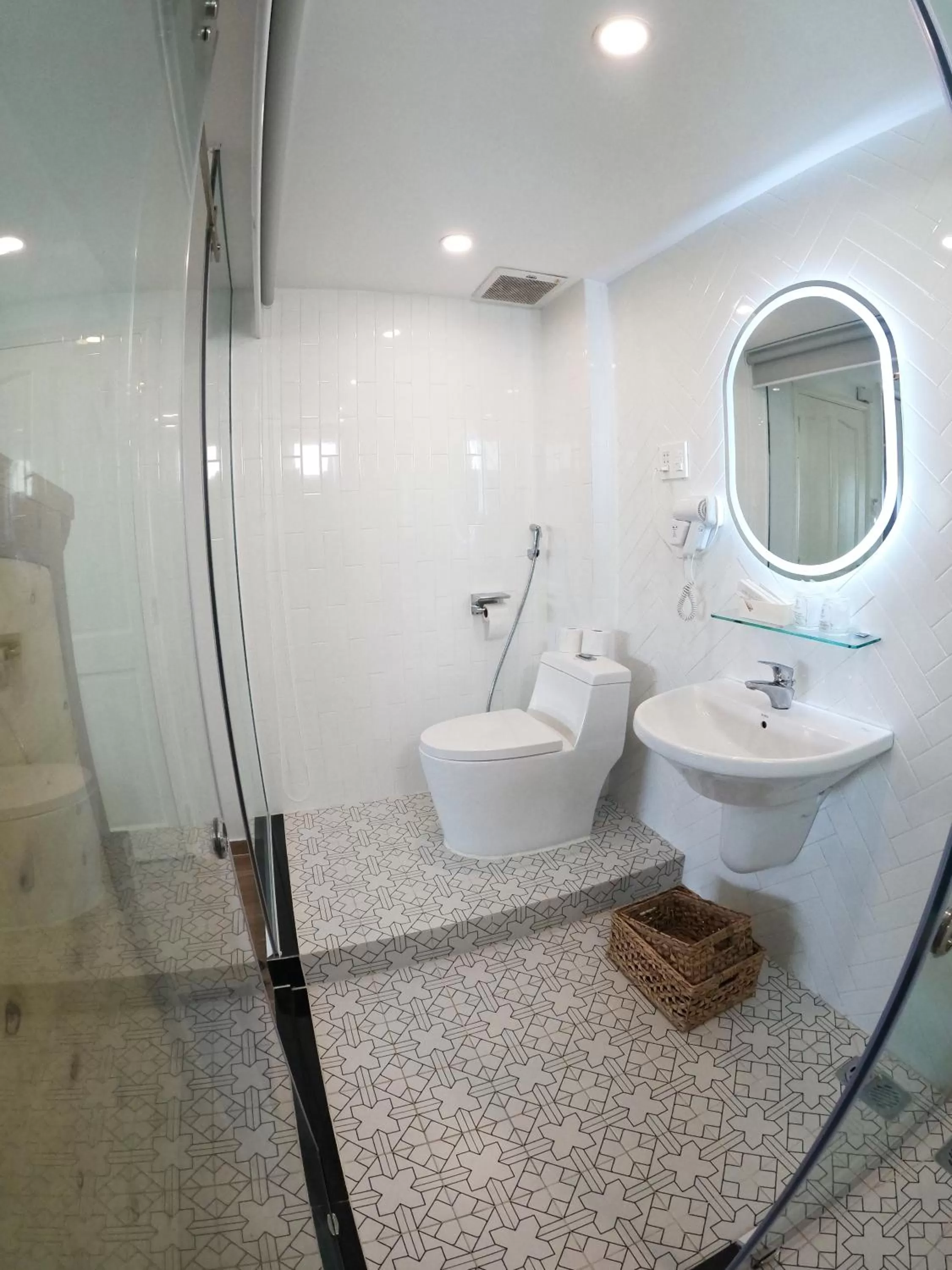 Bathroom in Dinh Phat Hotel