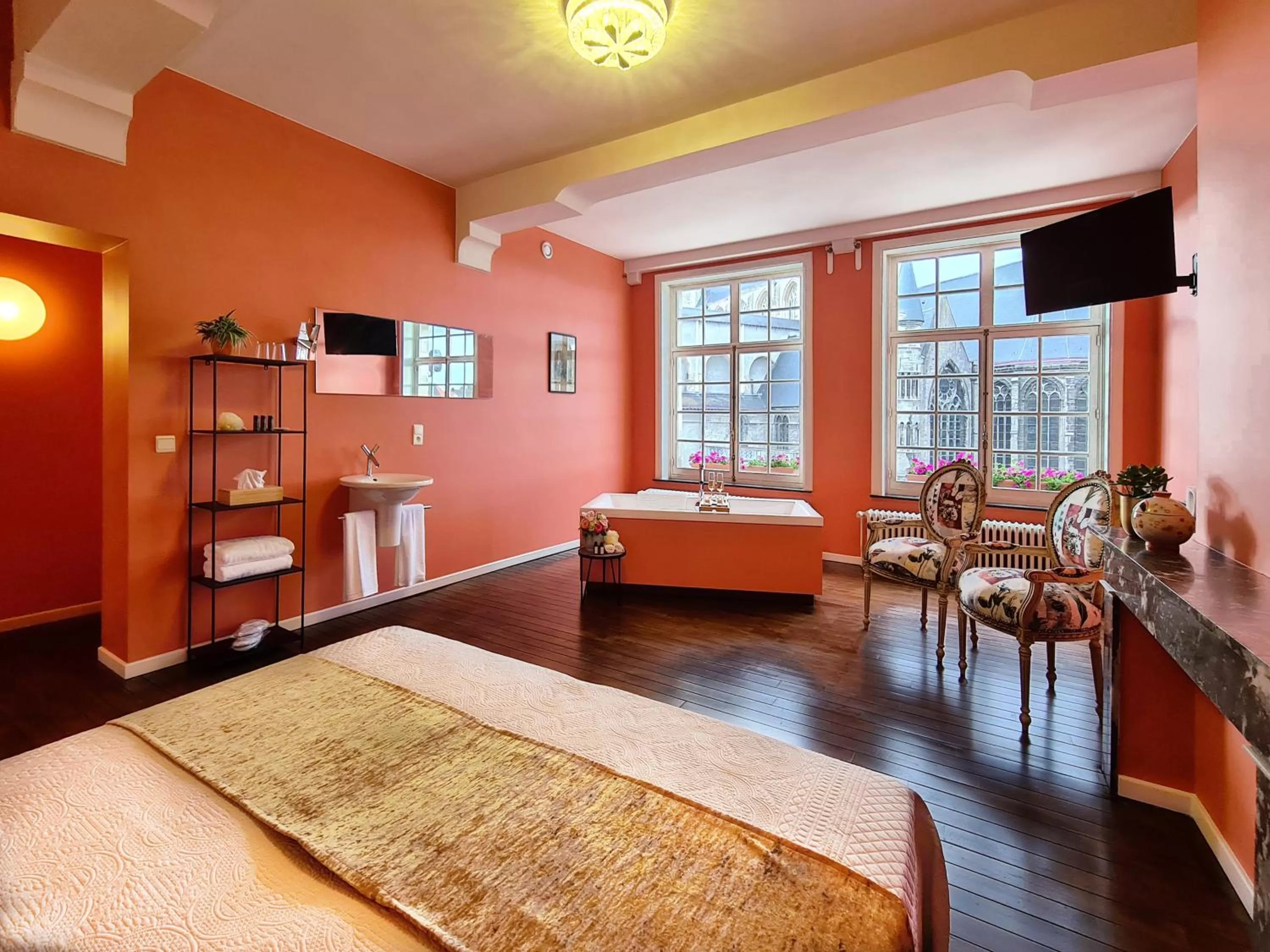 Photo of the whole room, Bed in Hotel Restaurant Steenhuyse