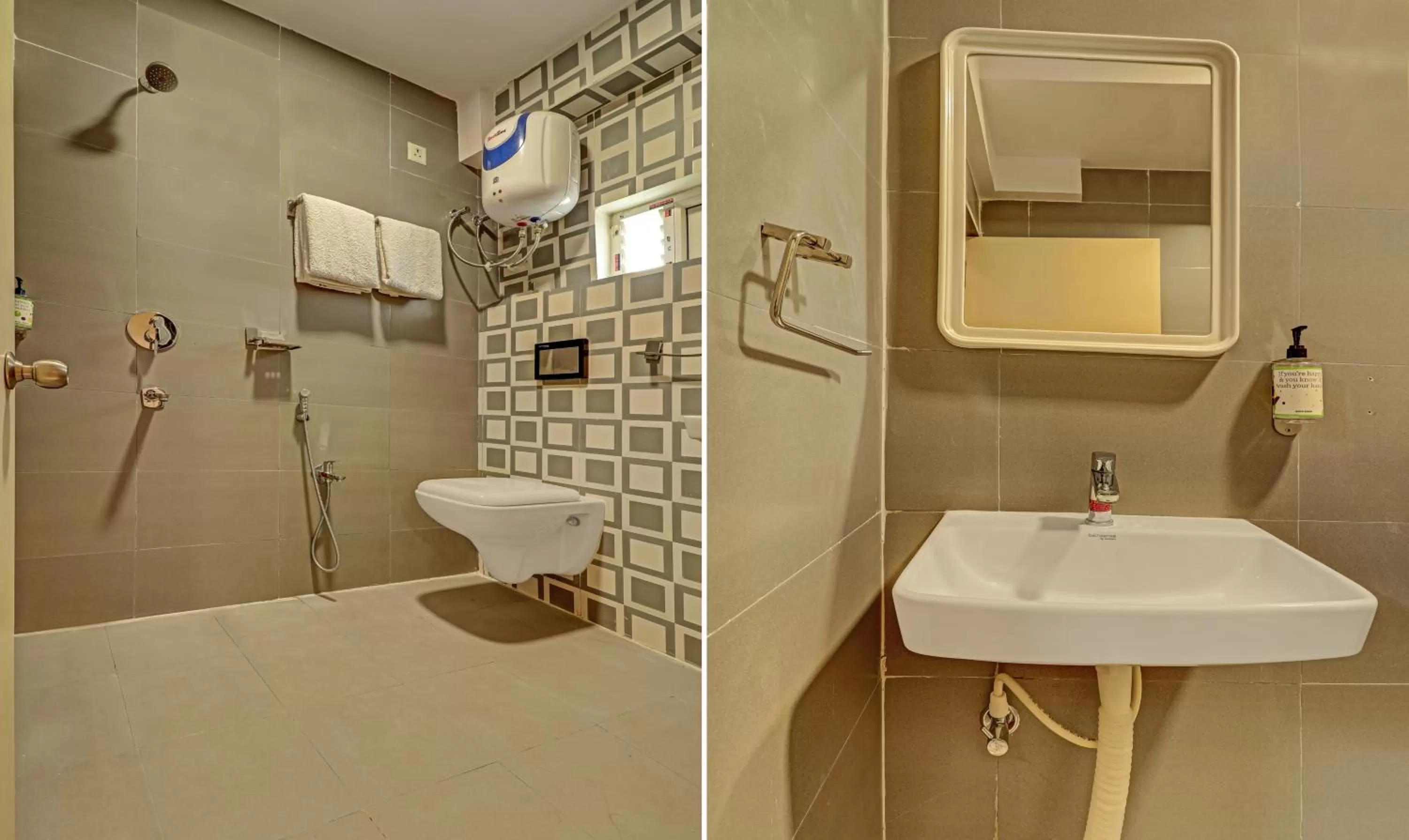 Bathroom in Treebo Rainbow Grand