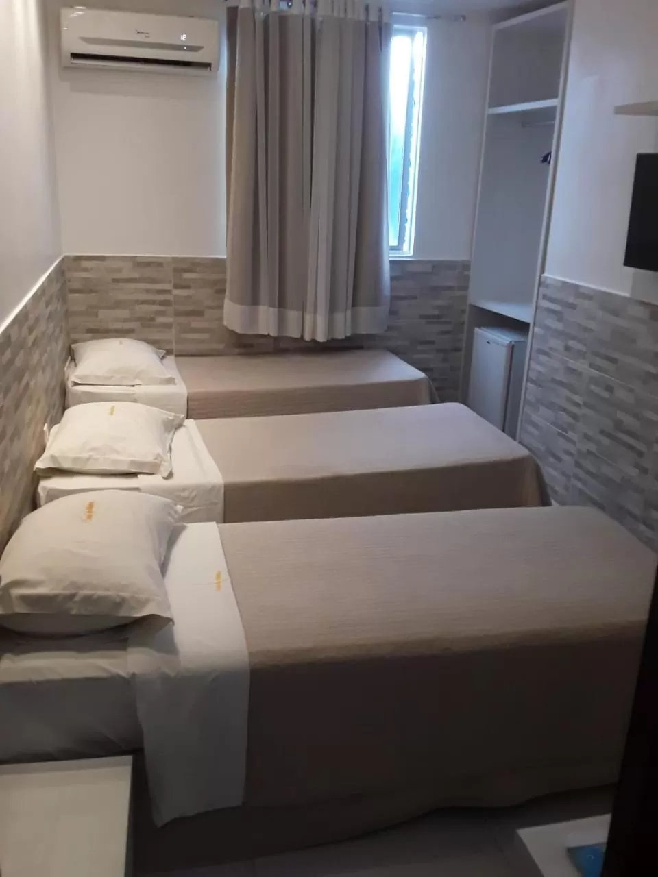 Bed in Hotel Pousada Costa do Atlântico