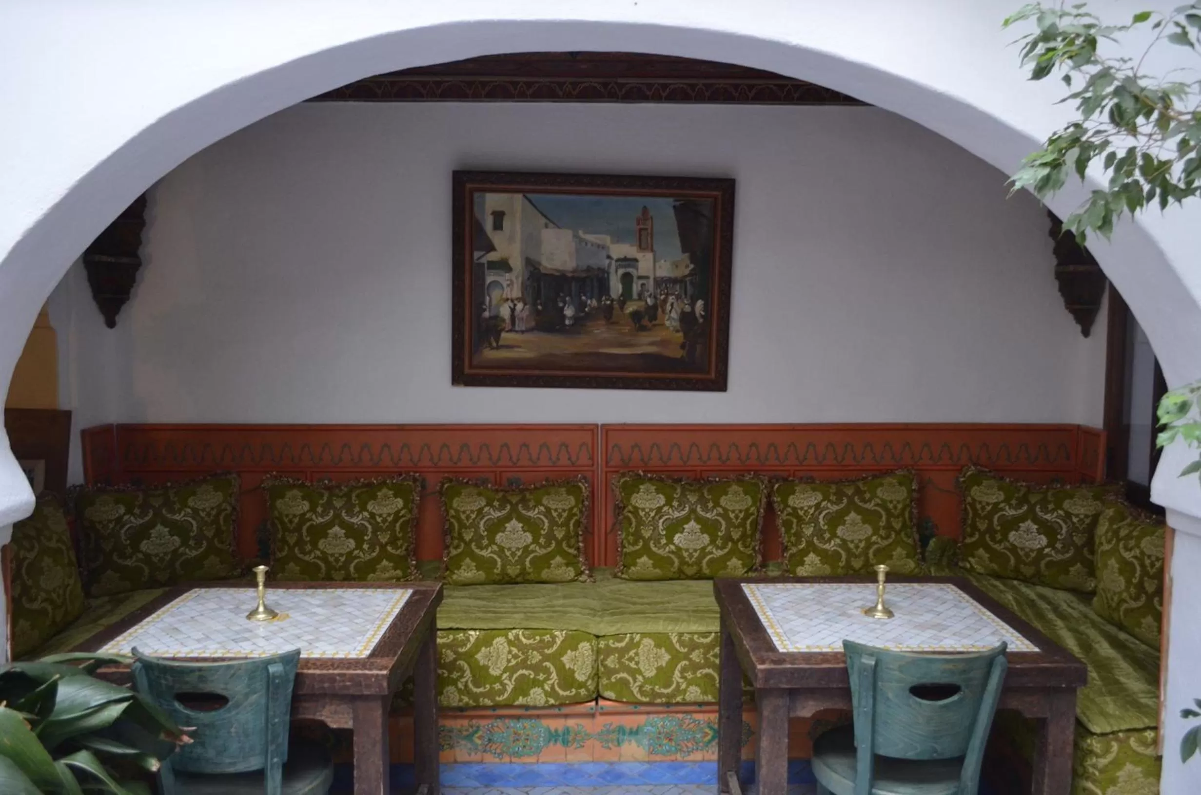 Communal lounge/ TV room, Seating Area in Dar Meziana