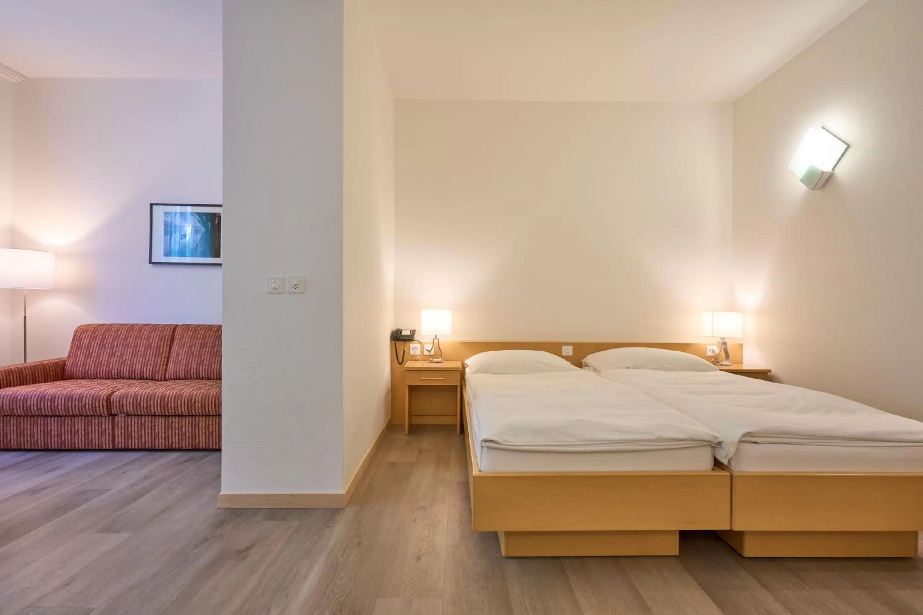 Photo of the whole room, Bed in Hotel Promenade