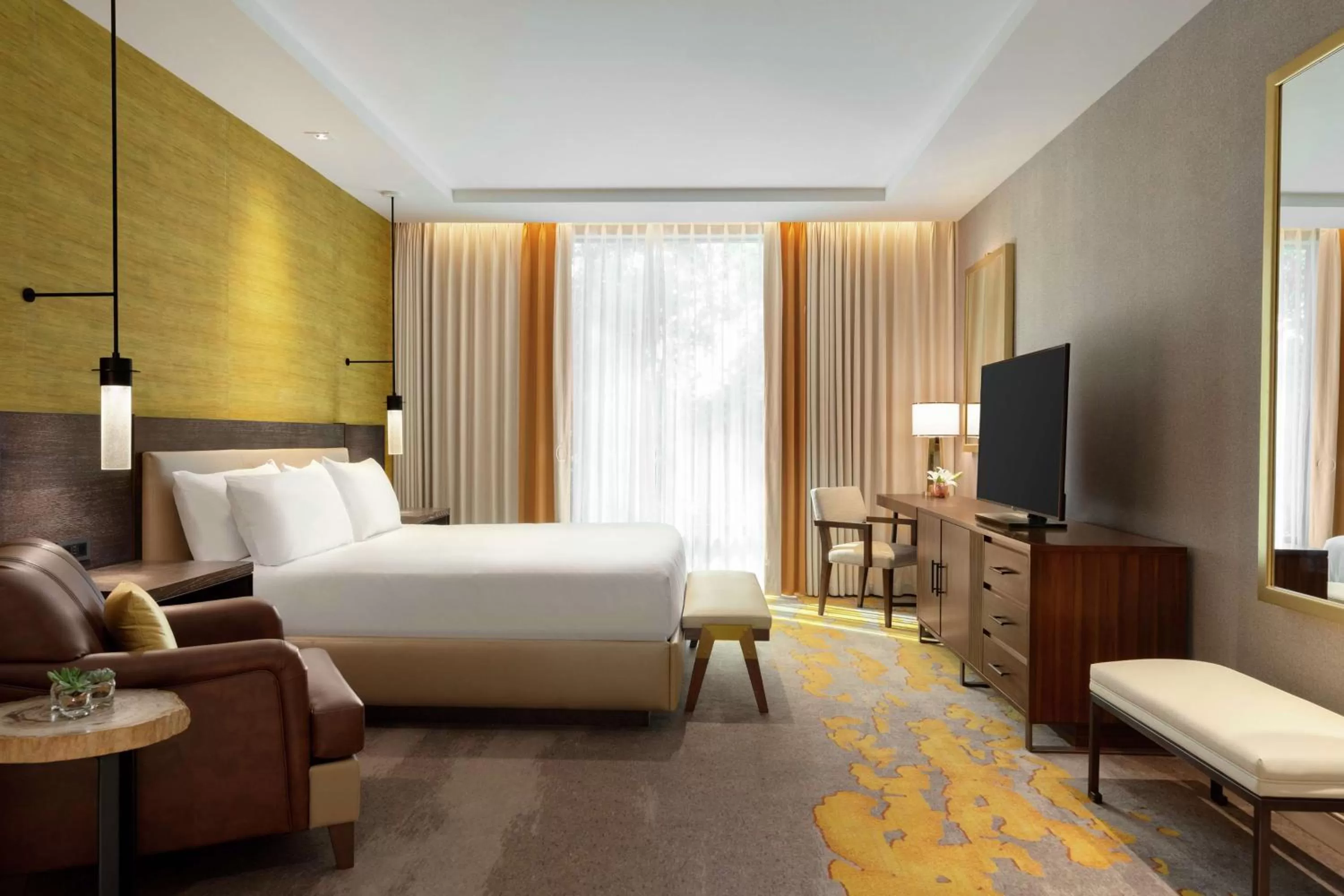 Bed in Hoodoo Moab, Curio Collection by Hilton