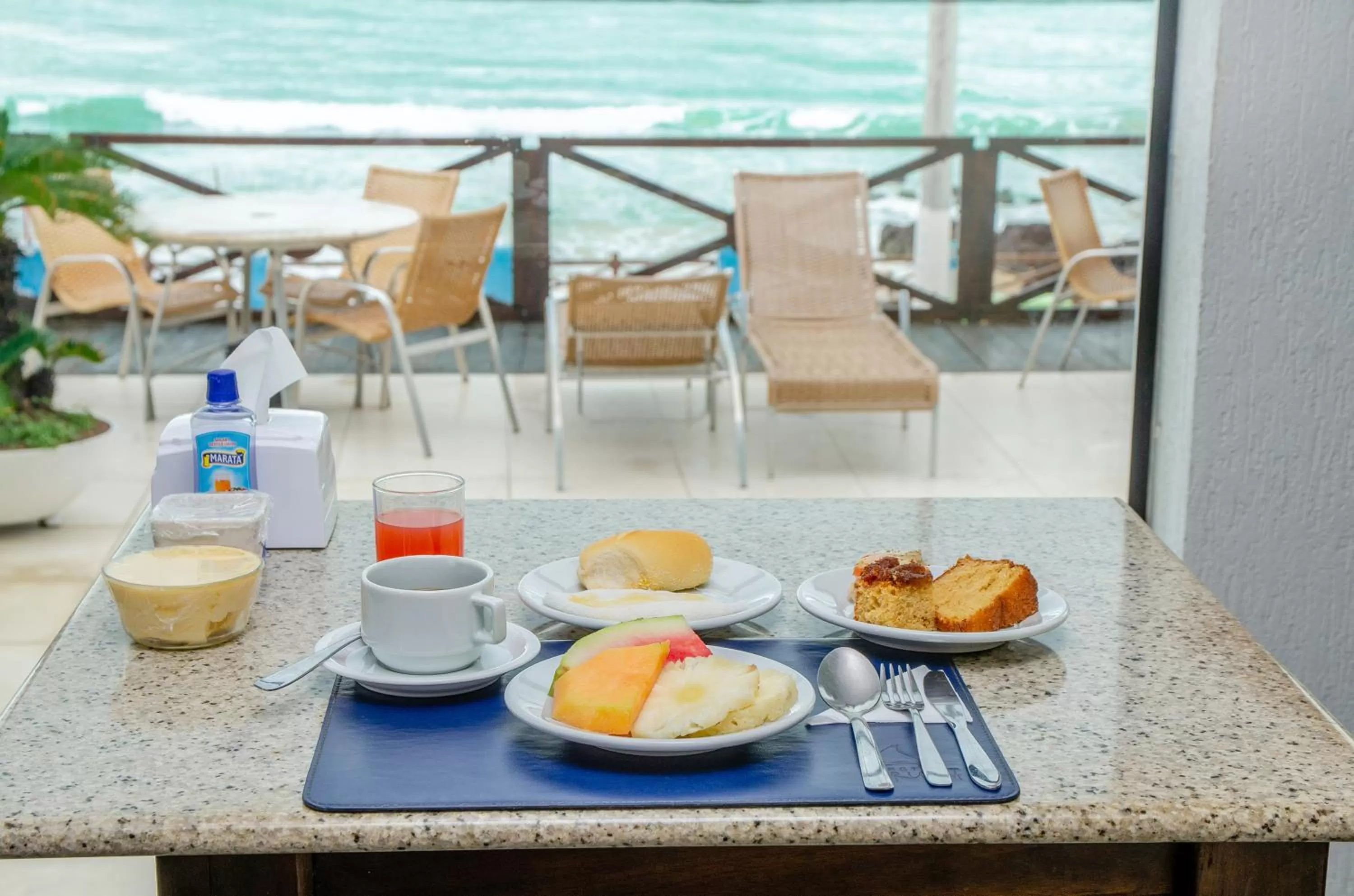 Food and drinks in La Belle Beach Hotel