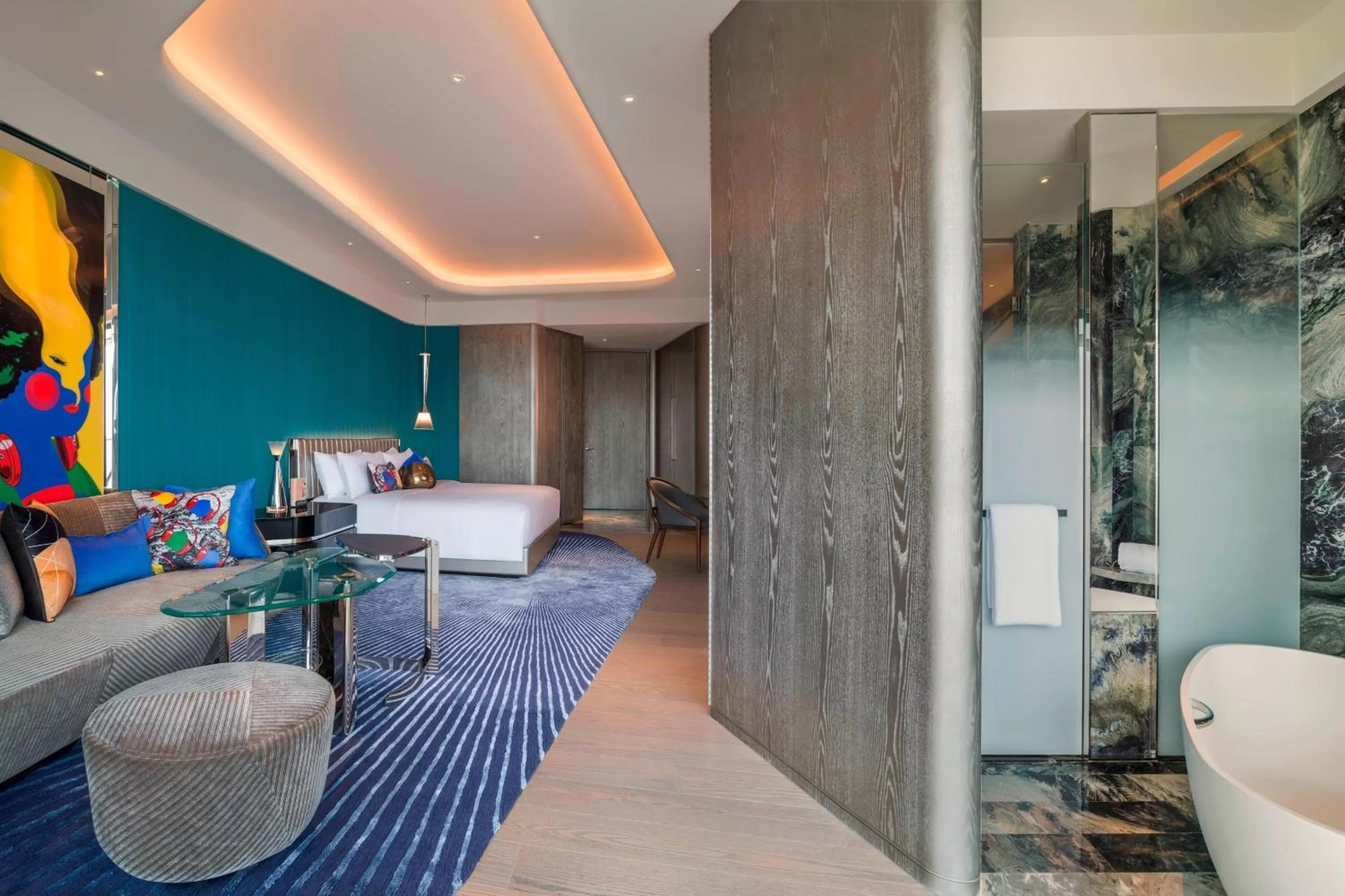 Photo of the whole room, Bed in W XIAN Hotel