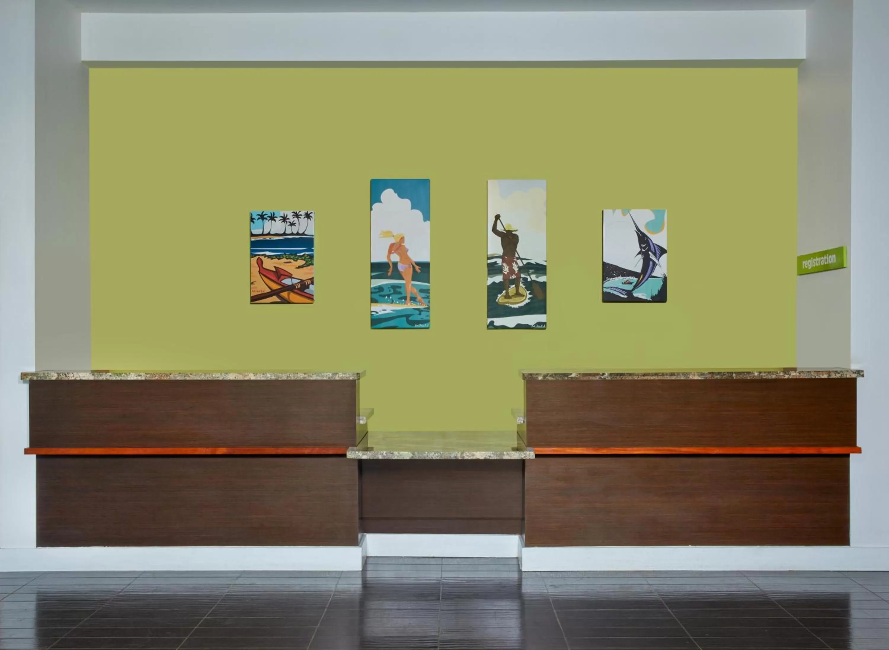 Lobby or reception in Kauai Shores Hotel