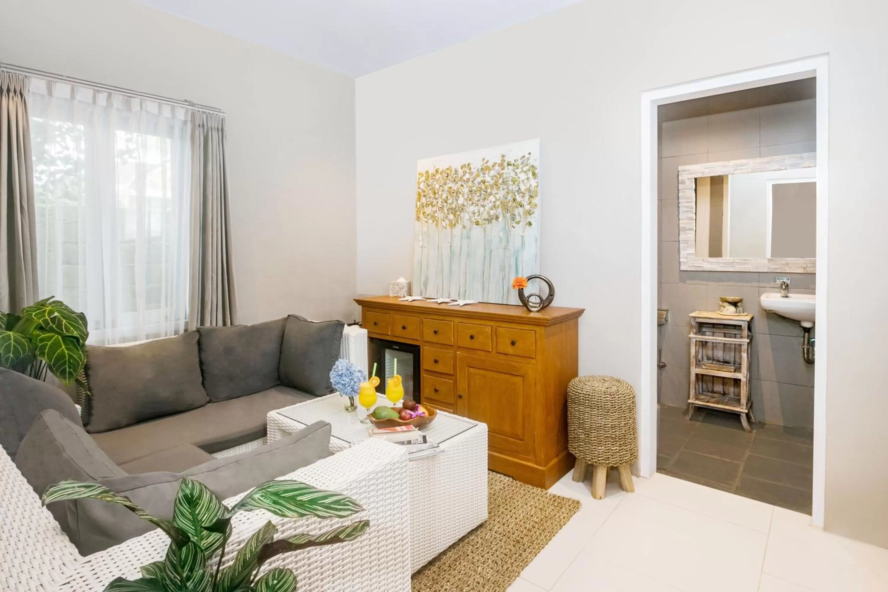 Living room in Canvas Escape Resort