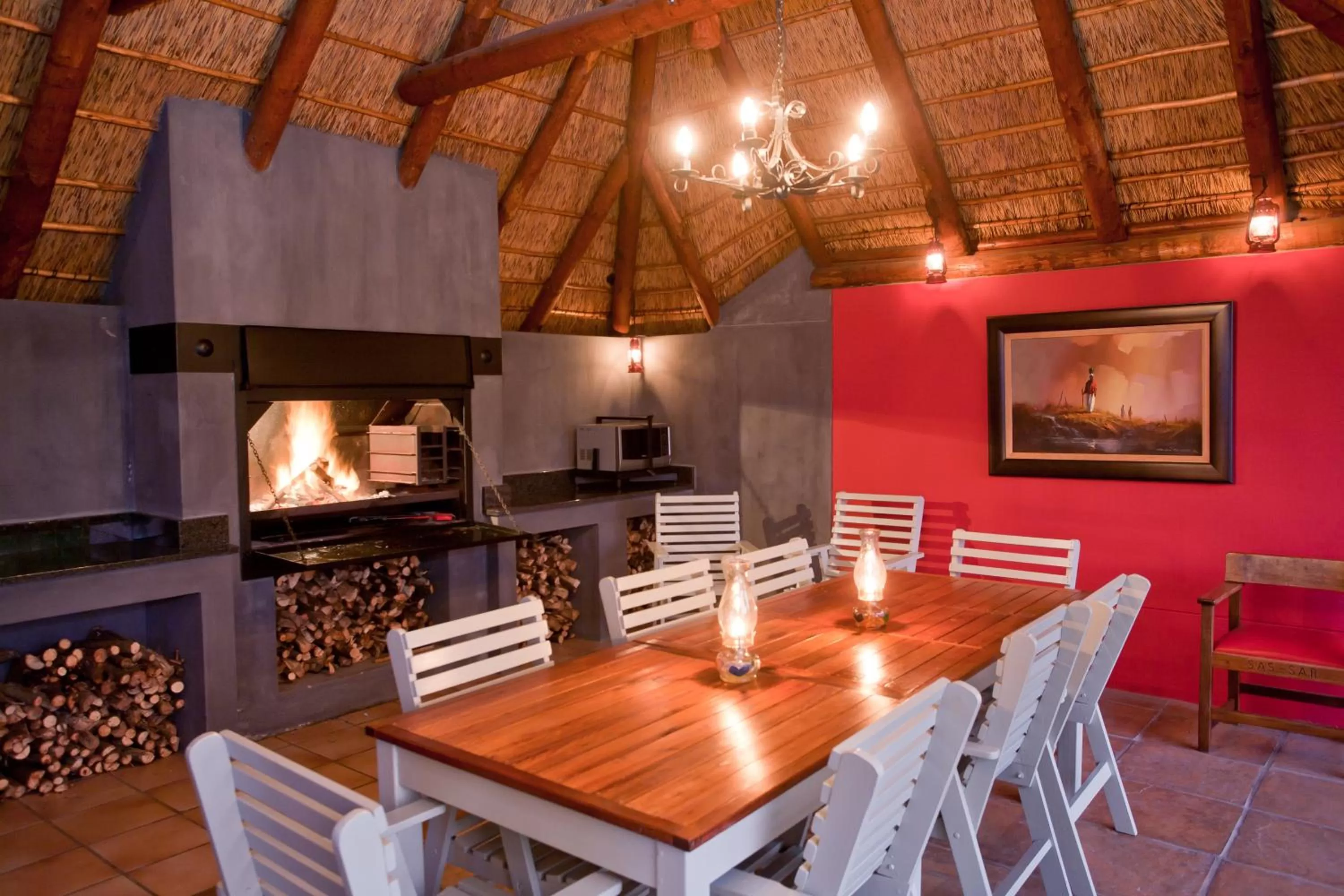 BBQ facilities in Miles B&B Guest House