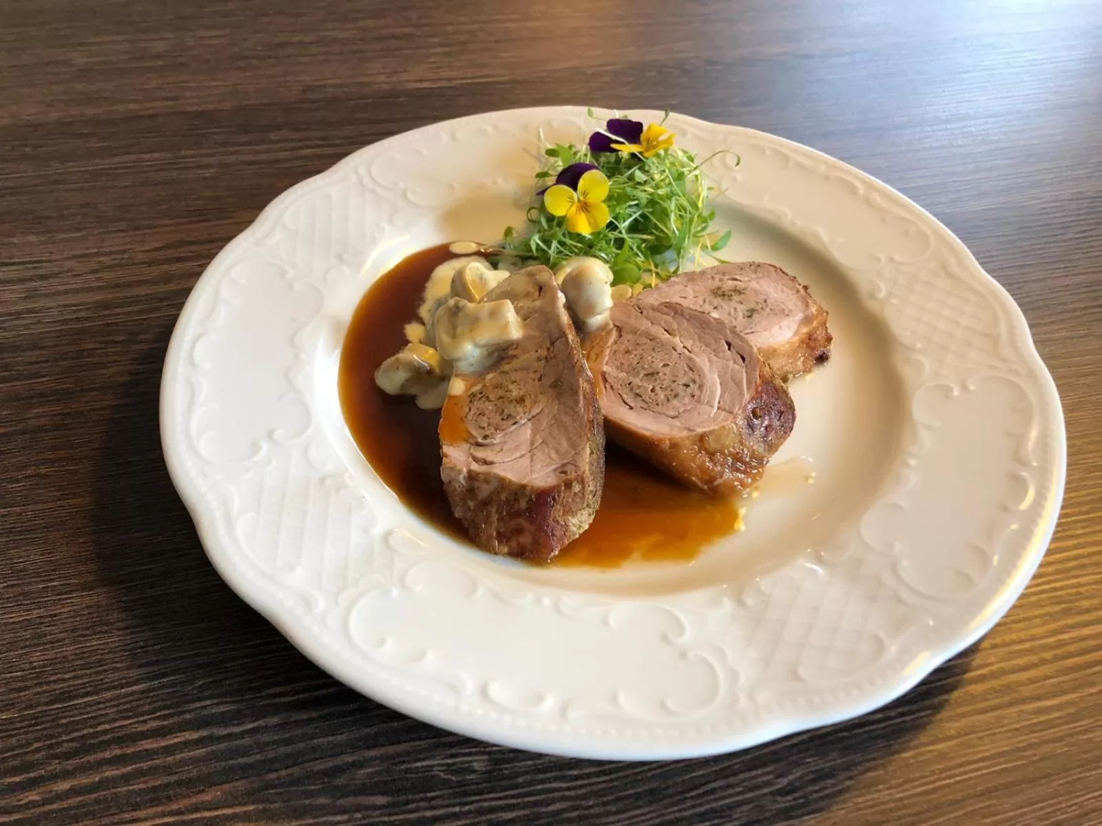 Food in Hotel Cafe Waldeck