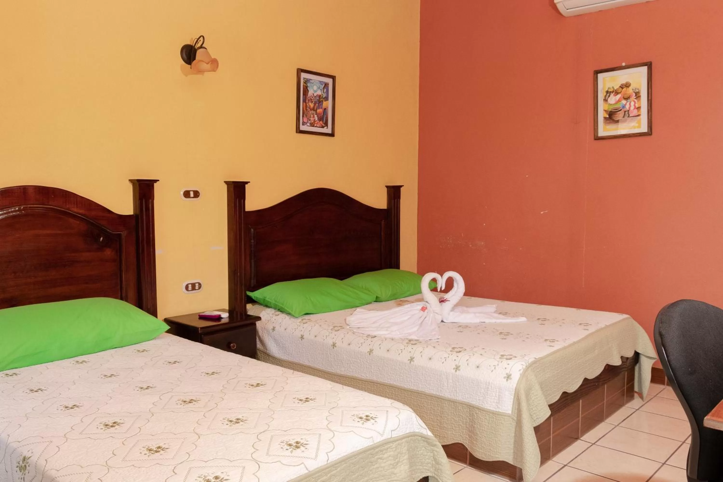 Bed in Hotel Villa Hermosa