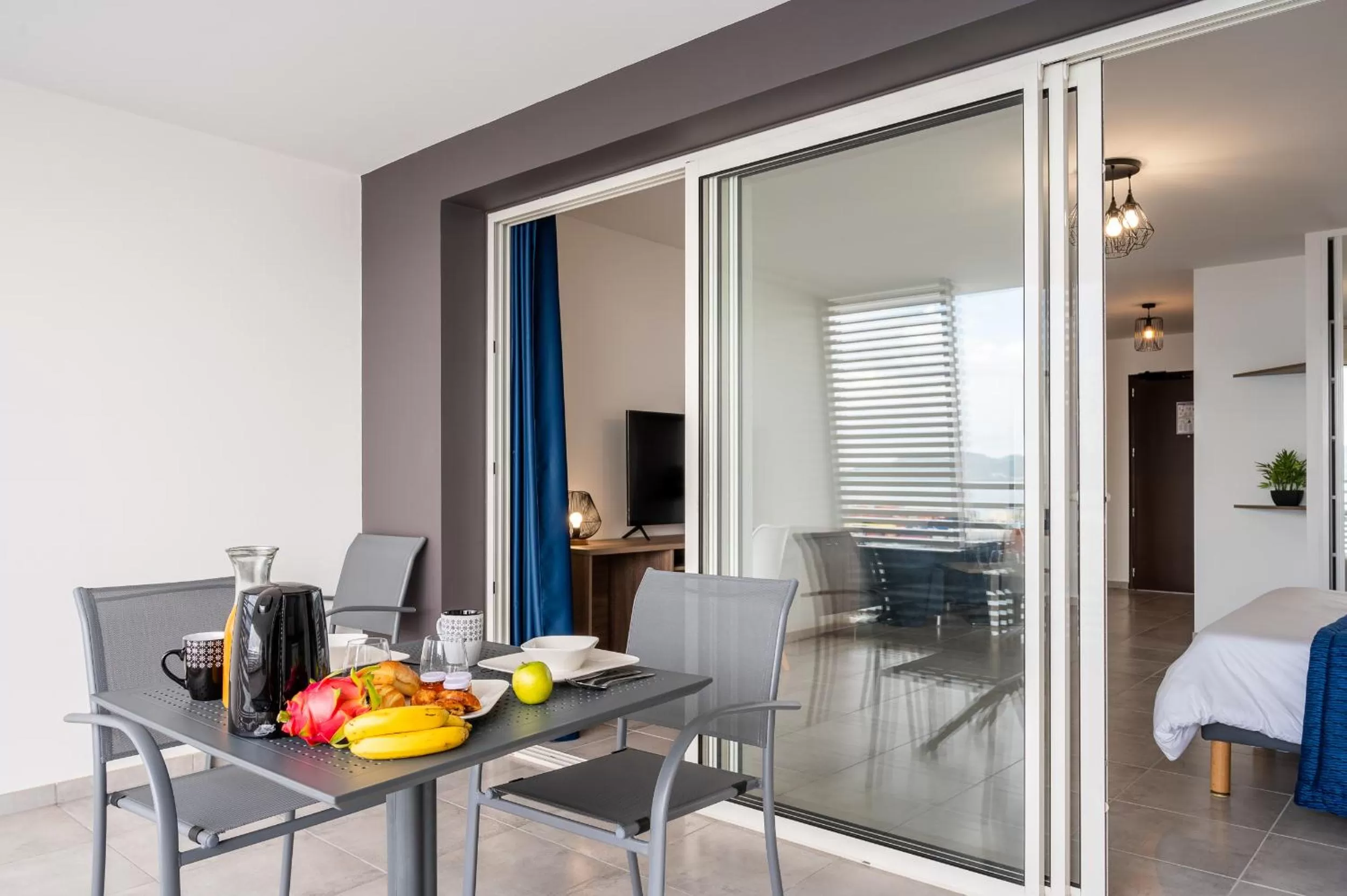 Balcony/Terrace in Résidence Hôtelière Poséidon Caraïbes