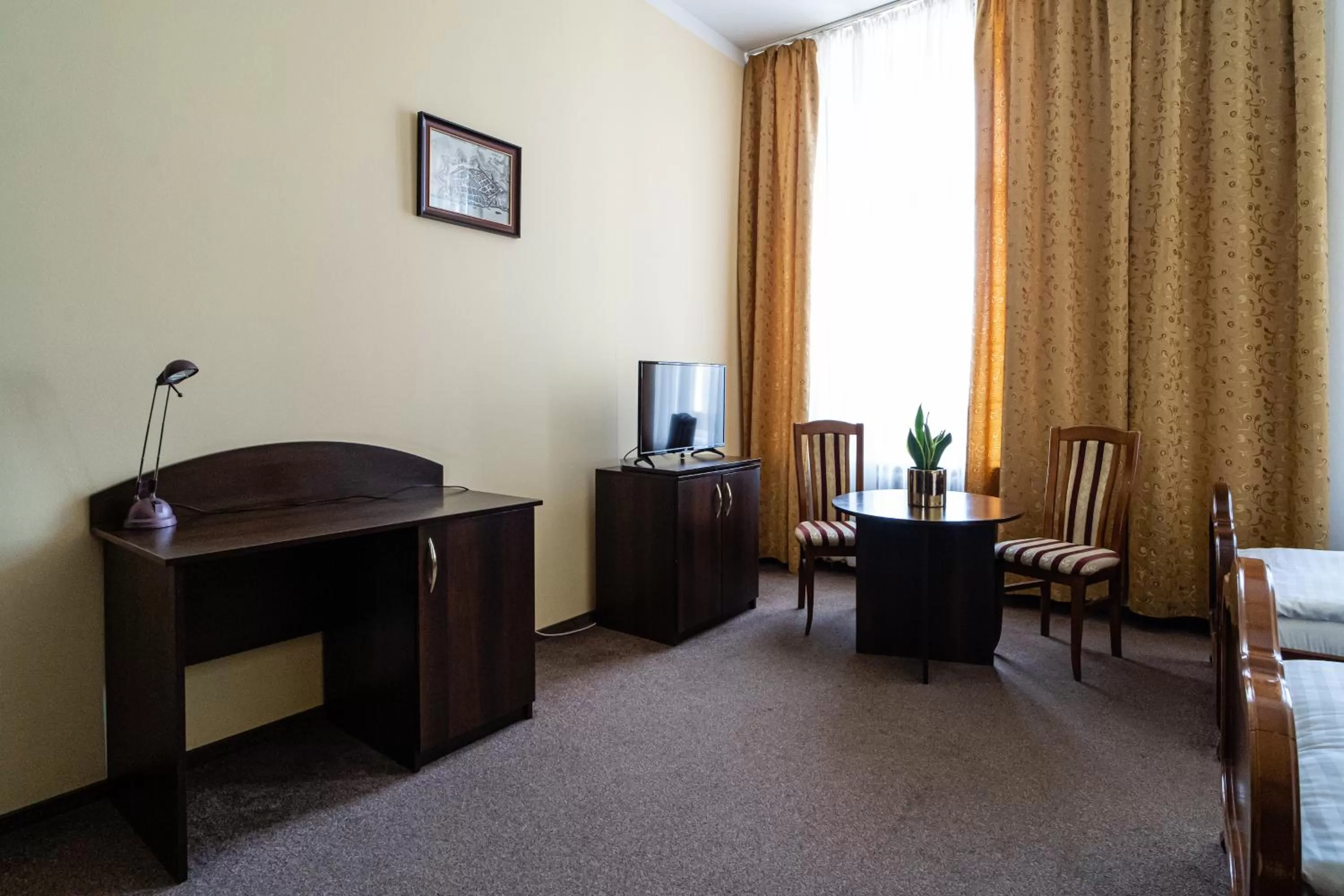 Bed in Hotel Polonia