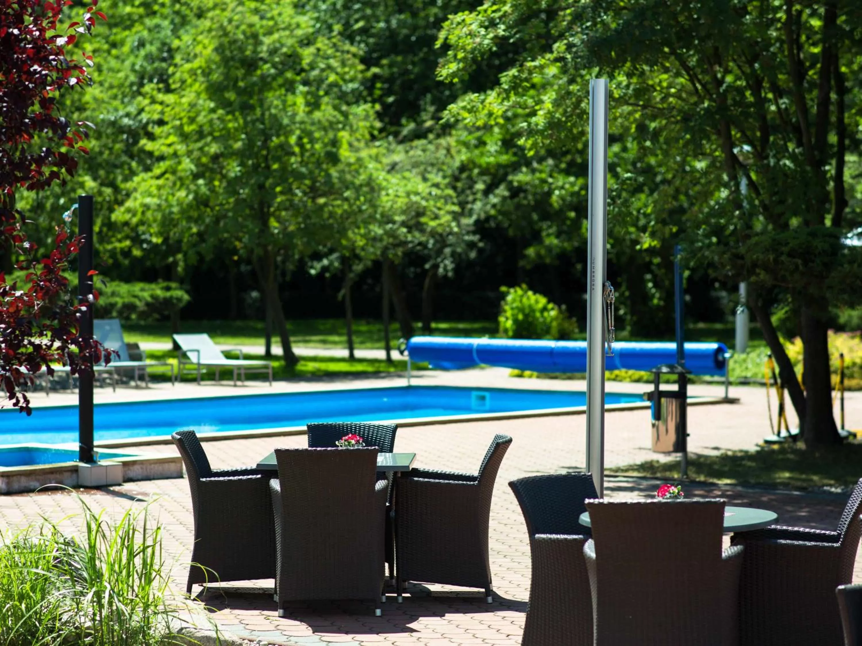 Restaurant/places to eat in Novotel Poznań Malta