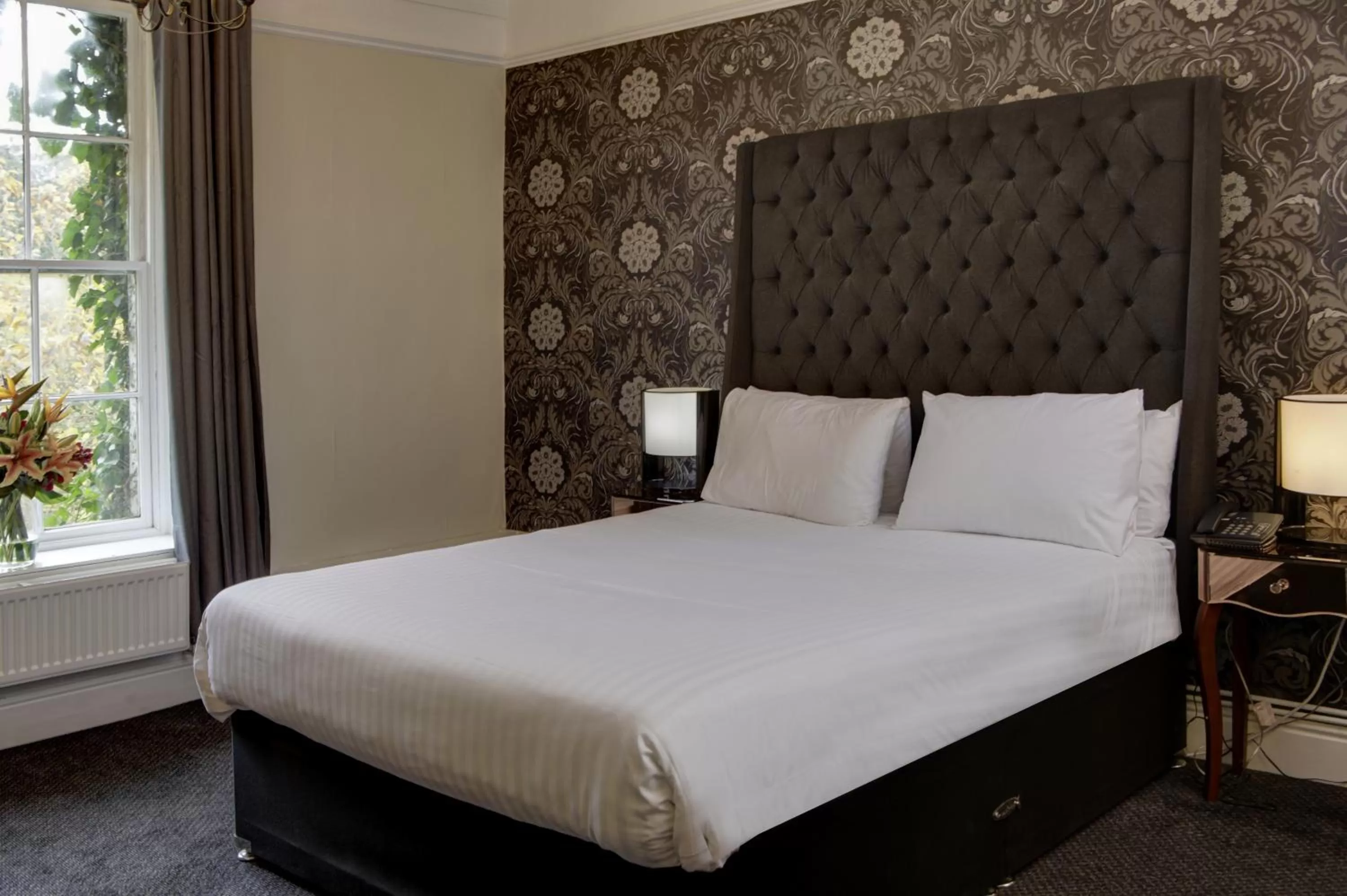 Bedroom in Risley Hall Hotel