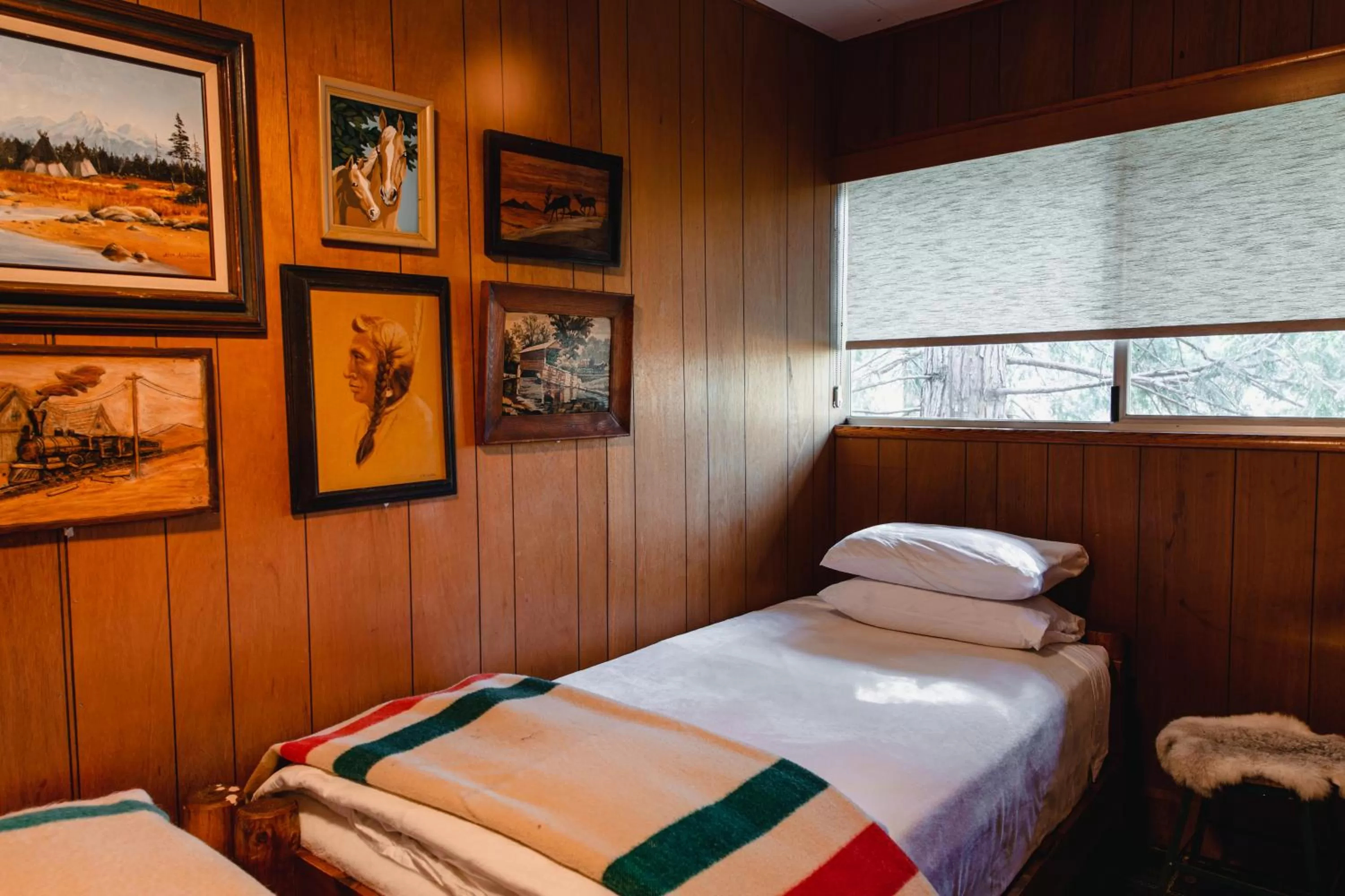 Bed in The Fireside Inn