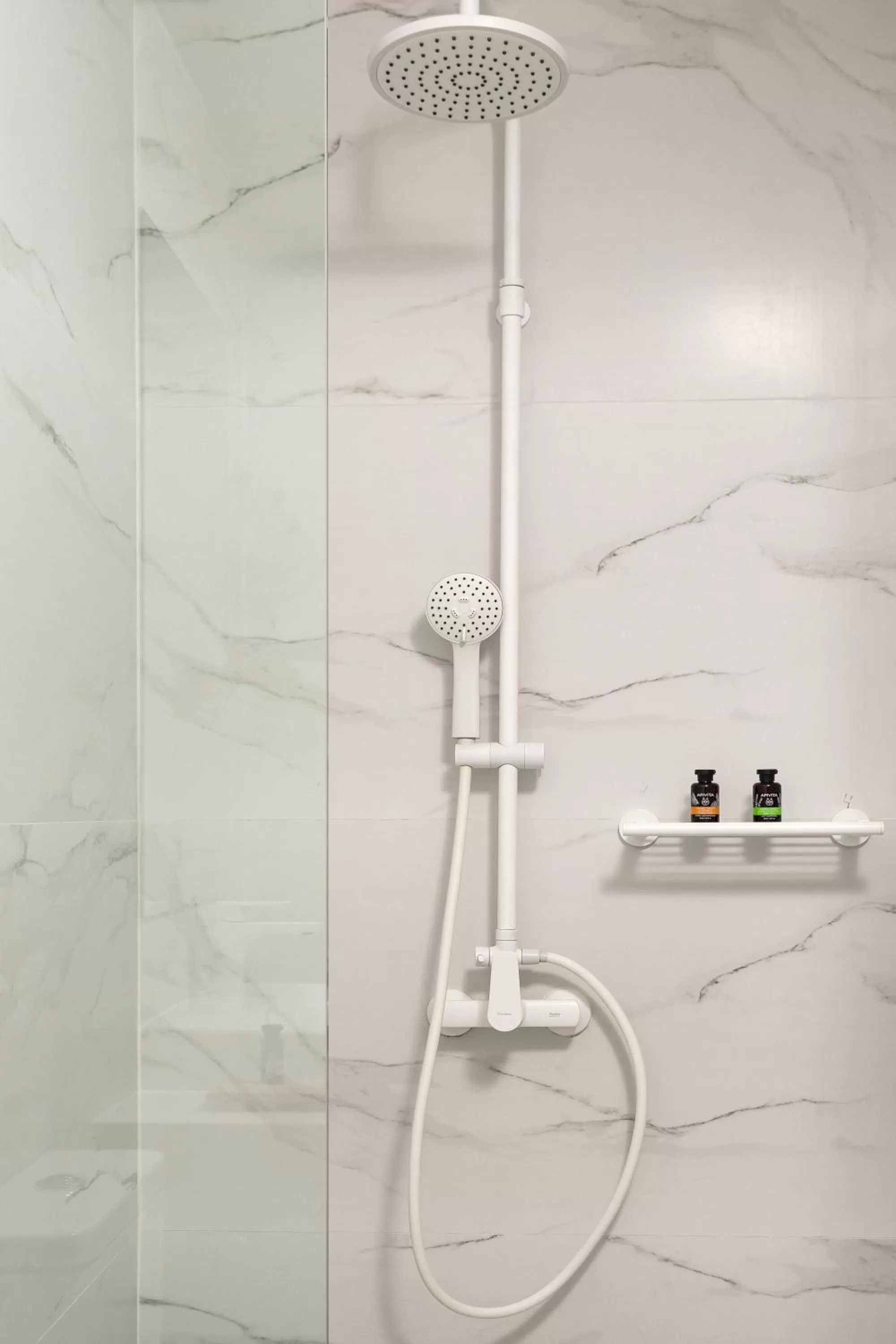 Shower, Bathroom in SYROS SOUL LUXURY SUITES