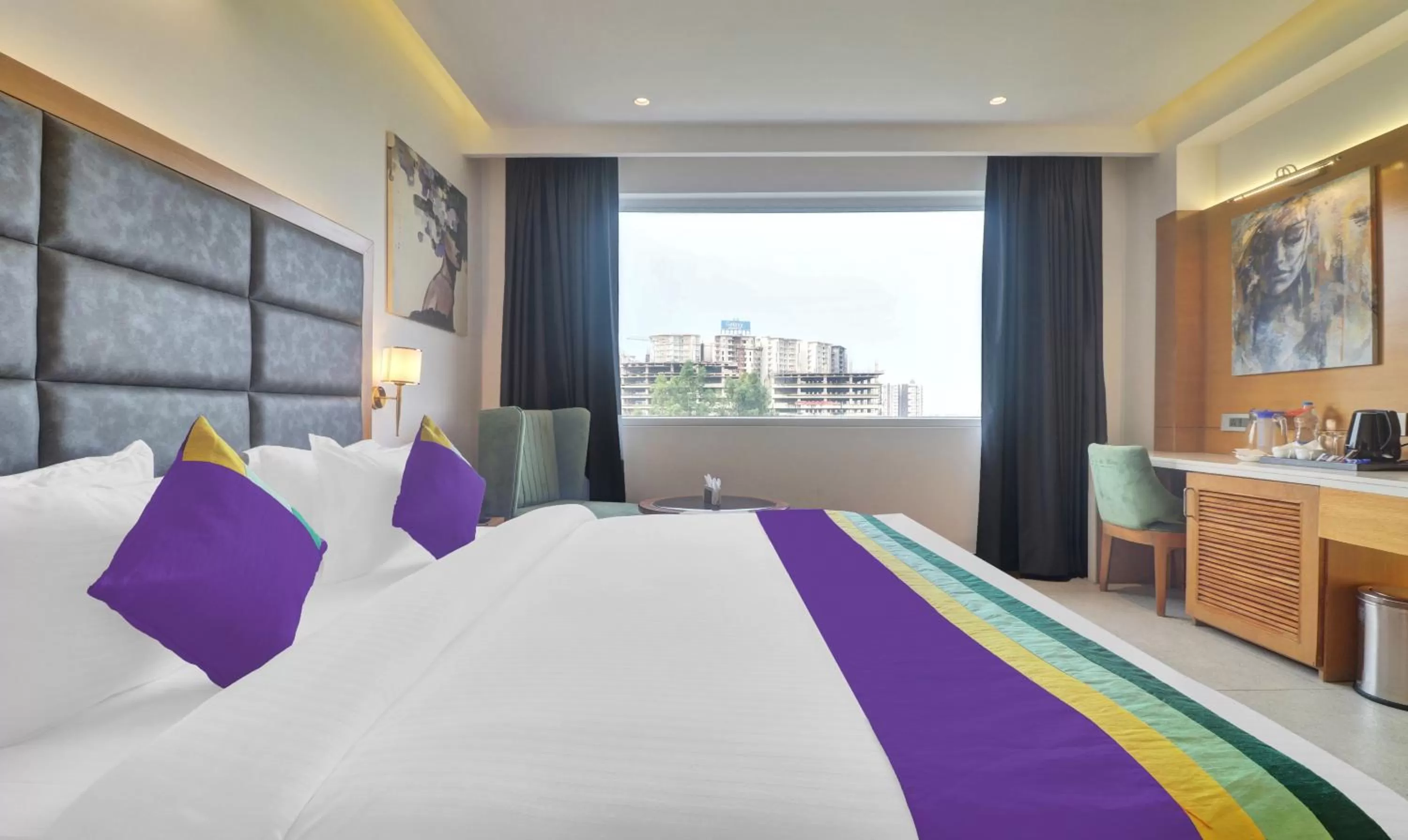 Bedroom in Treebo Tryst Tamarind