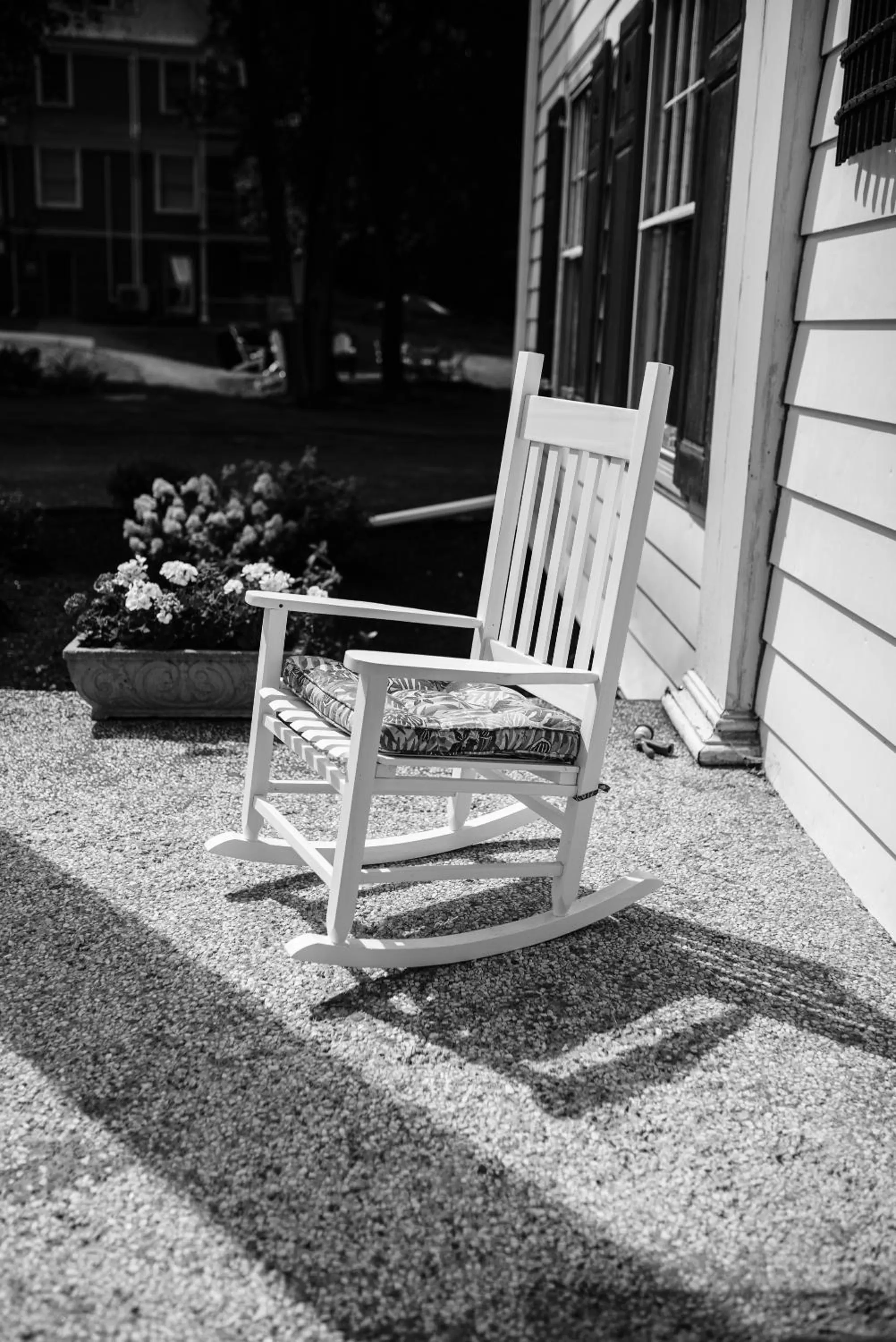 Patio in Benn Conger Inn