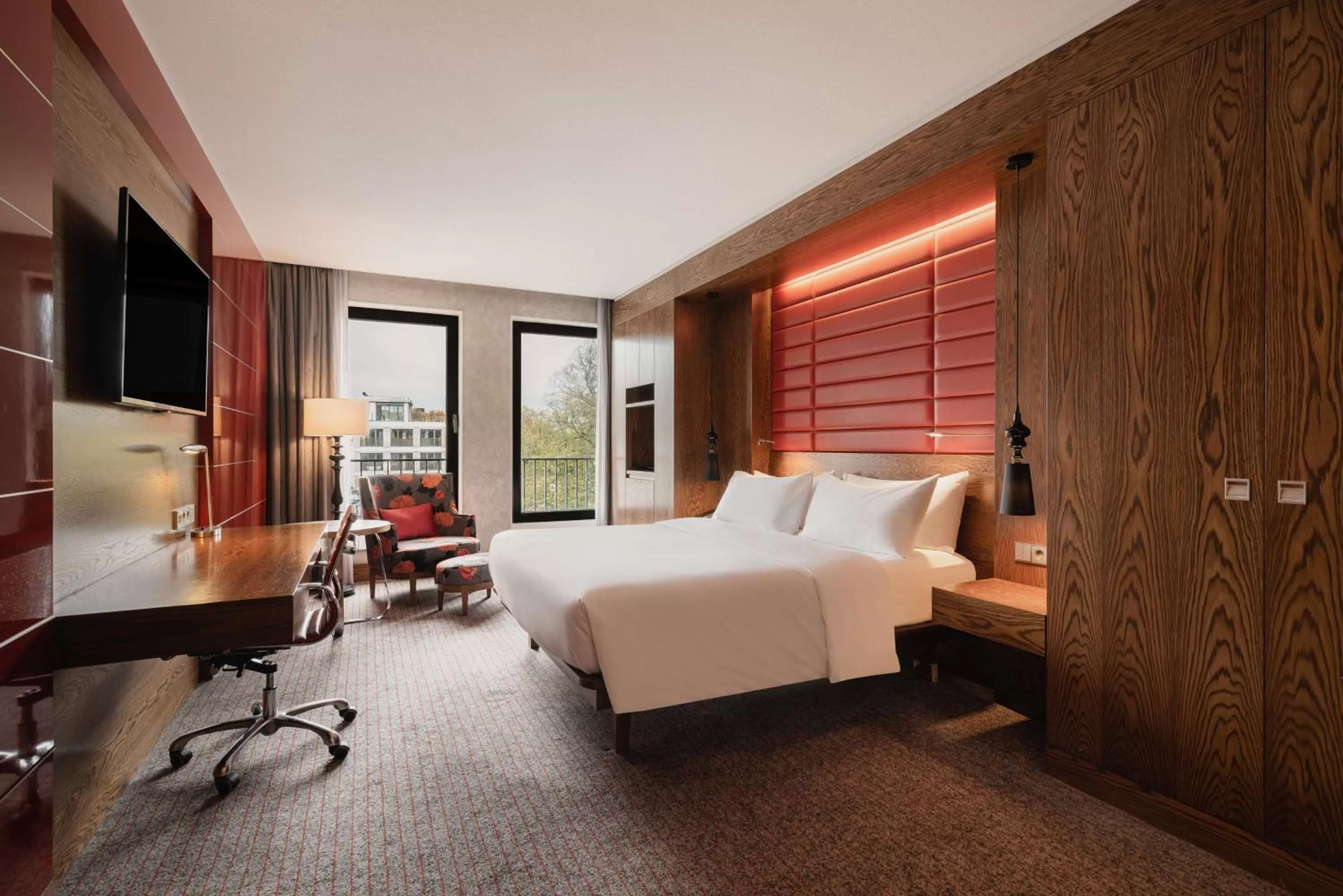 Bedroom, Bed in Hilton The Hague