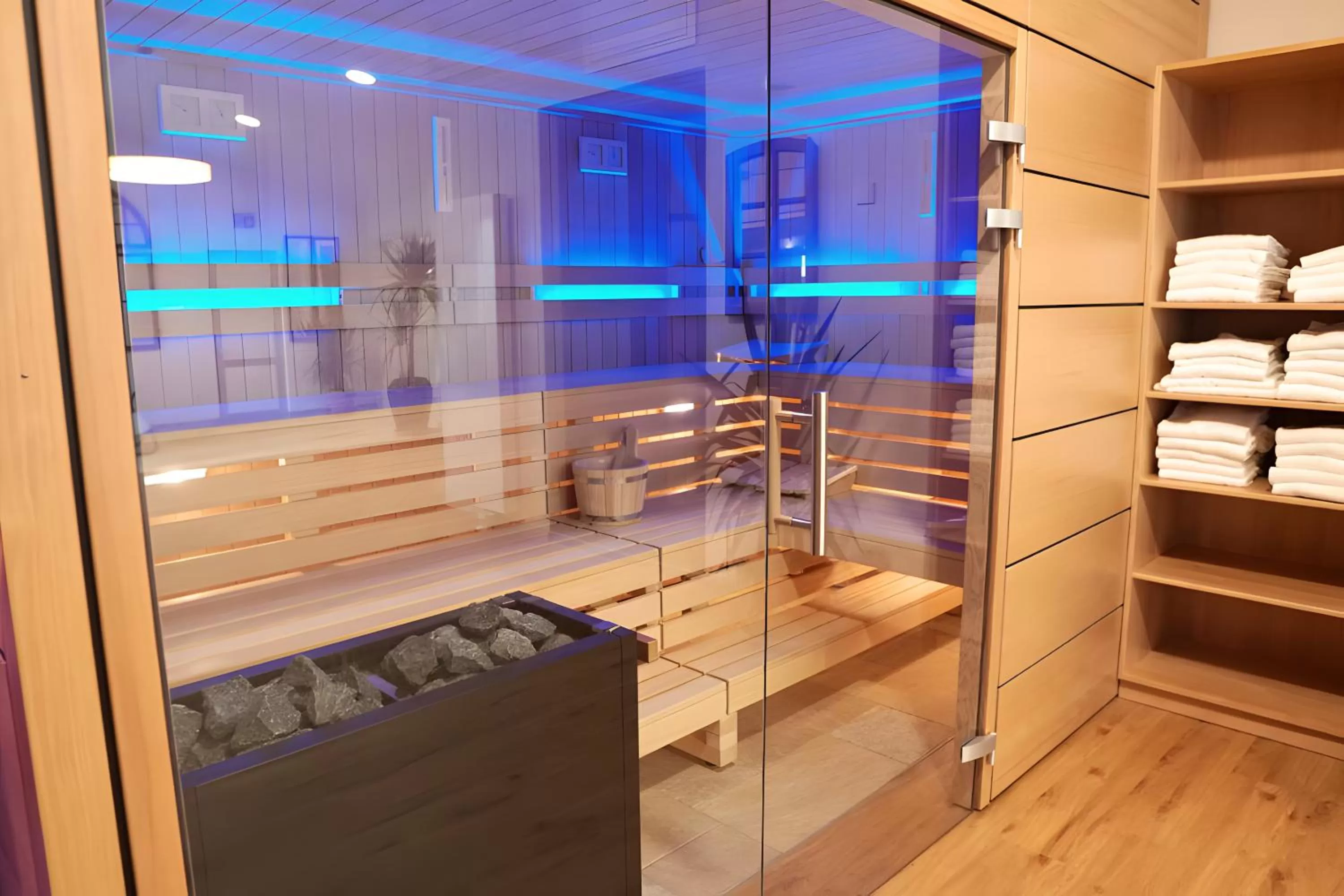 Sauna in Vegan Hotel und Restaurants Nicolay 1881