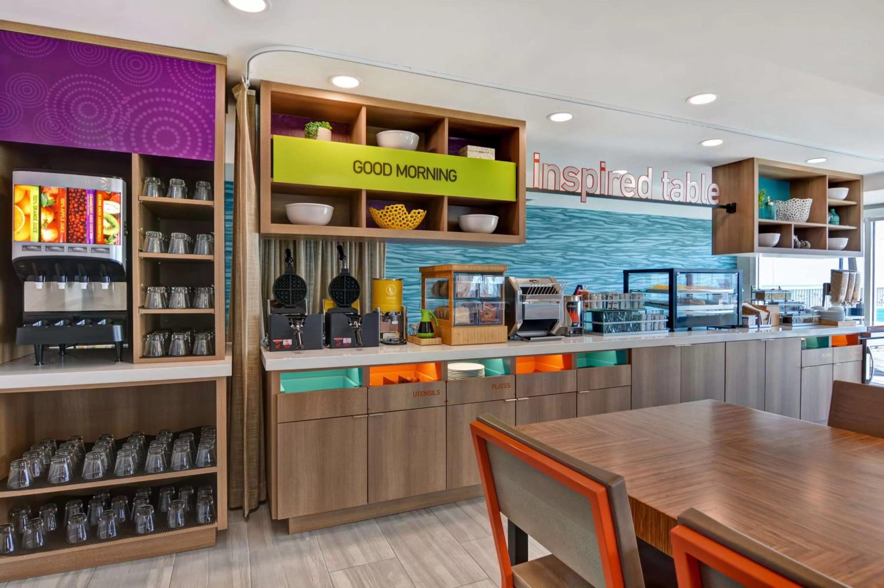 Breakfast in Home2 Suites Ormond Beach Oceanfront, FL