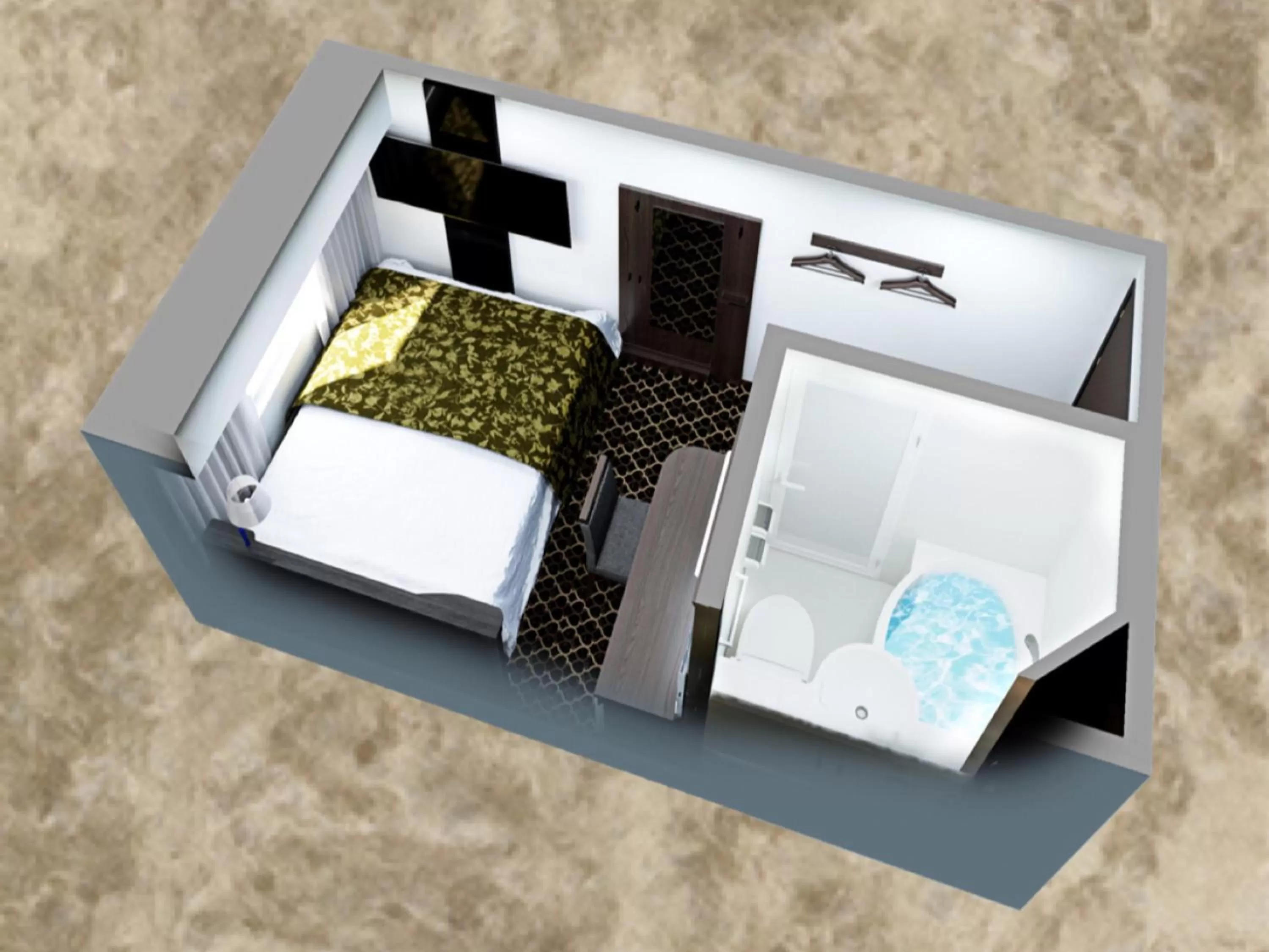 Photo of the whole room in APA Hotel Keisei Ueno Ekimae